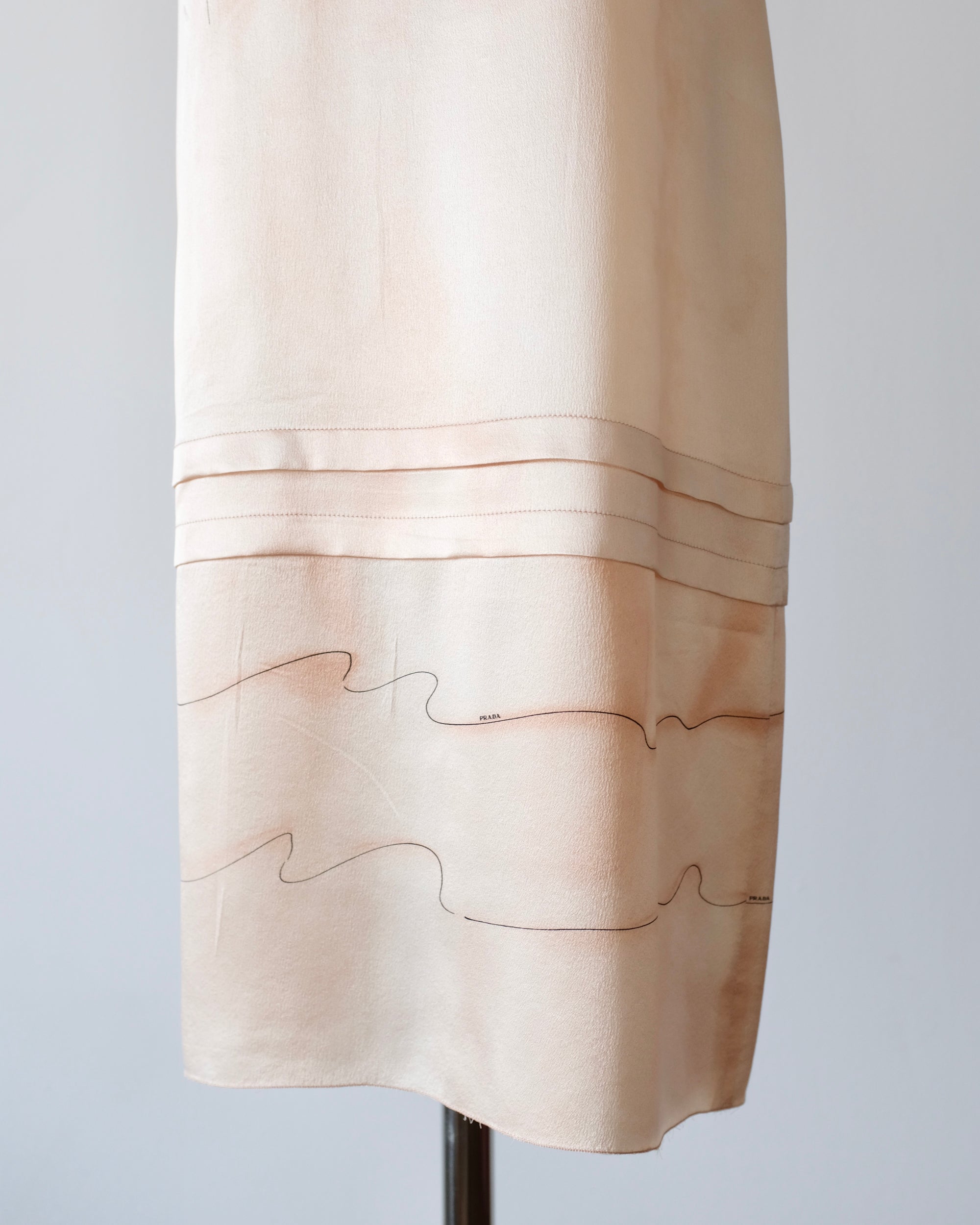 Prada SS2006 Pink Trompe L'oeil Shift Dress (M)