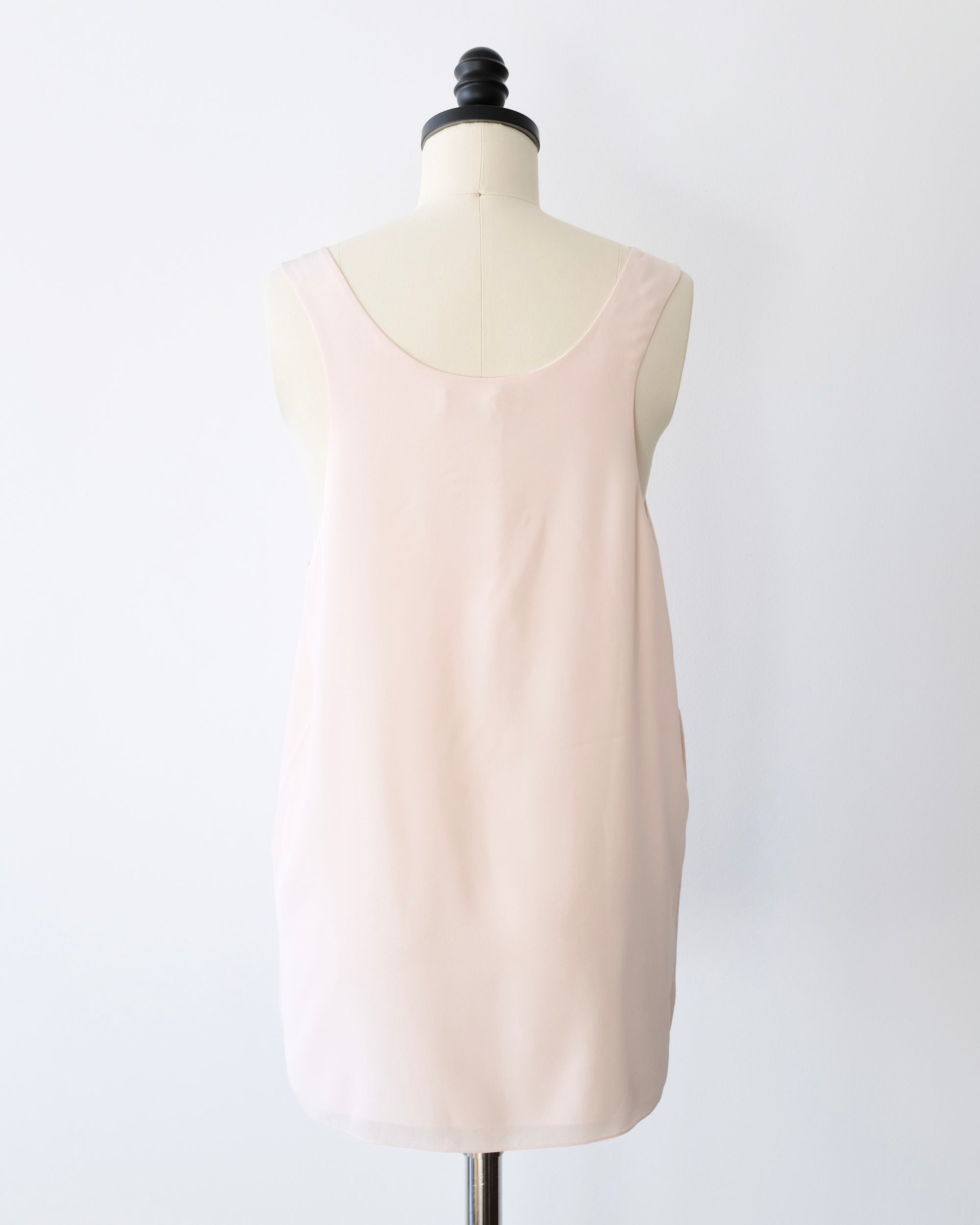 Chloé Silk Blush Pink Tank Top (M)