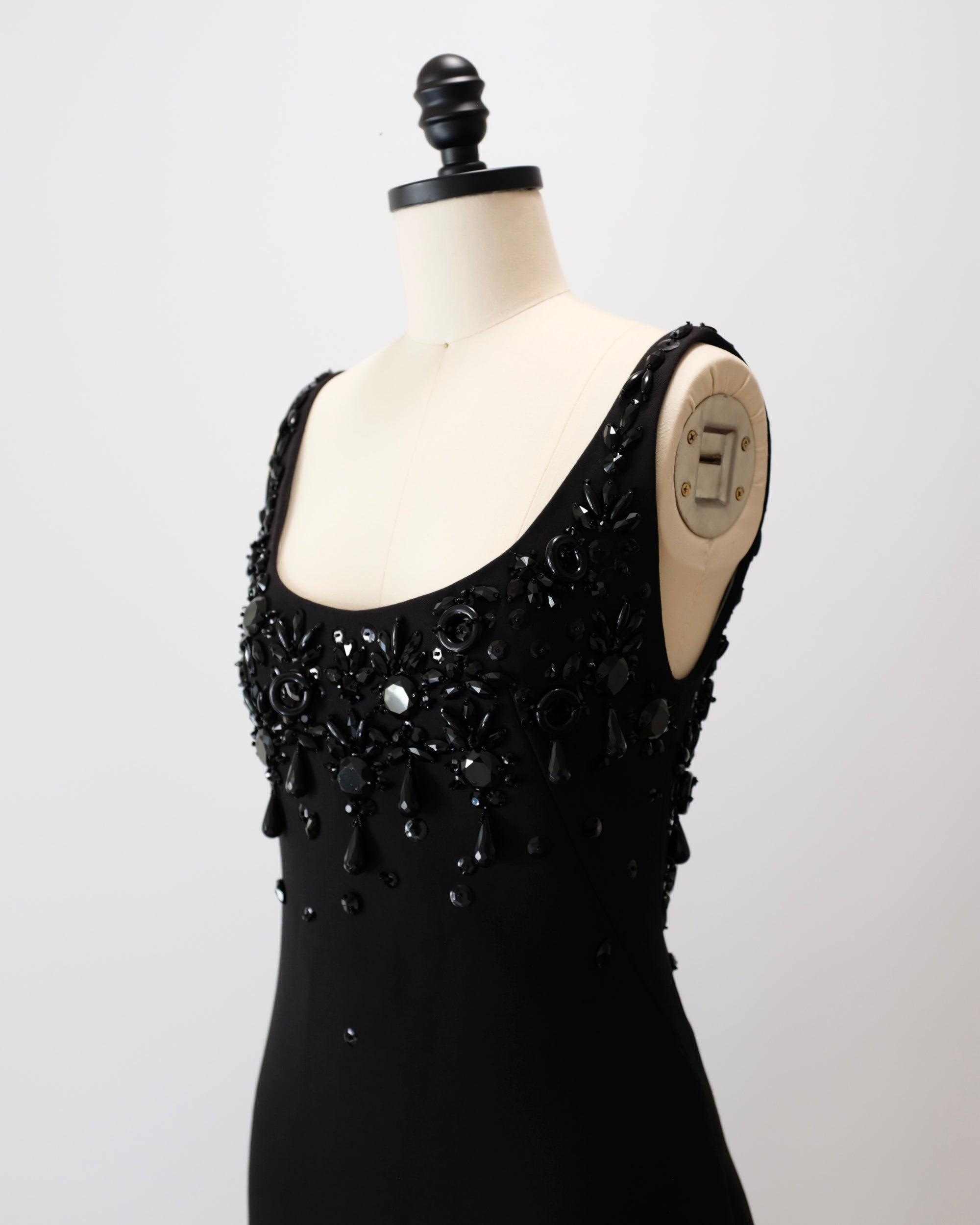 Miu Miu SS2022 Embellished Wool Dress (XS)