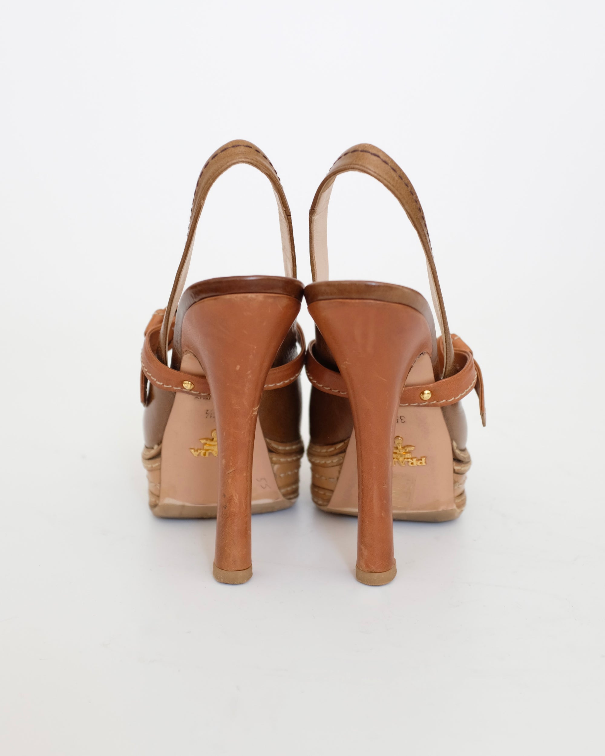 Prada SS2009 Bow Platform Heels (35.5)