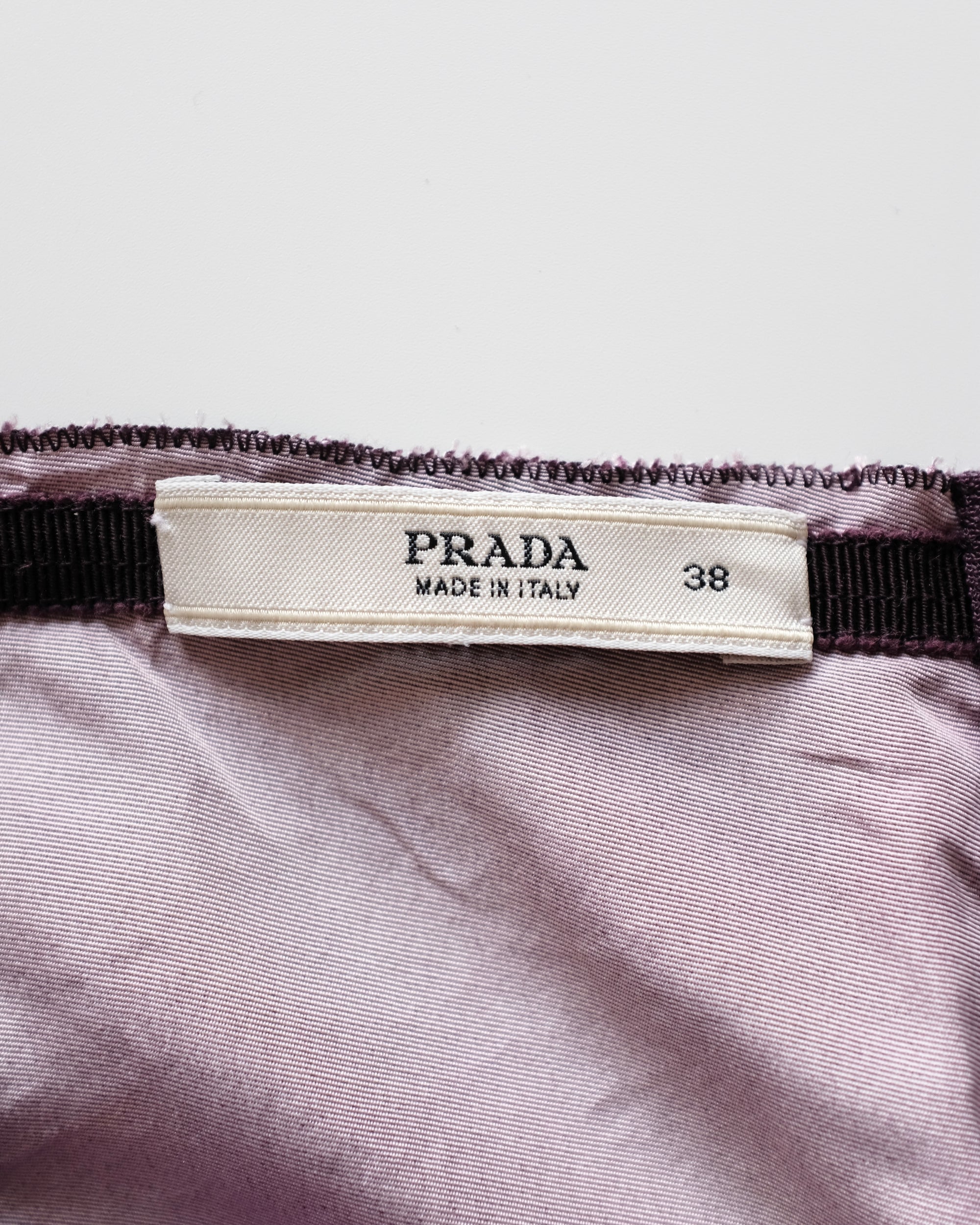 Prada FW2004 Sunset Print Midi Skirt (XS)