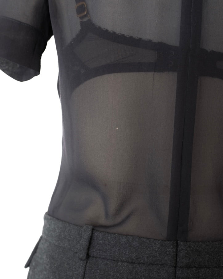 Gucci Pre-Fall 2011 Sheer Mini Dress (XS)