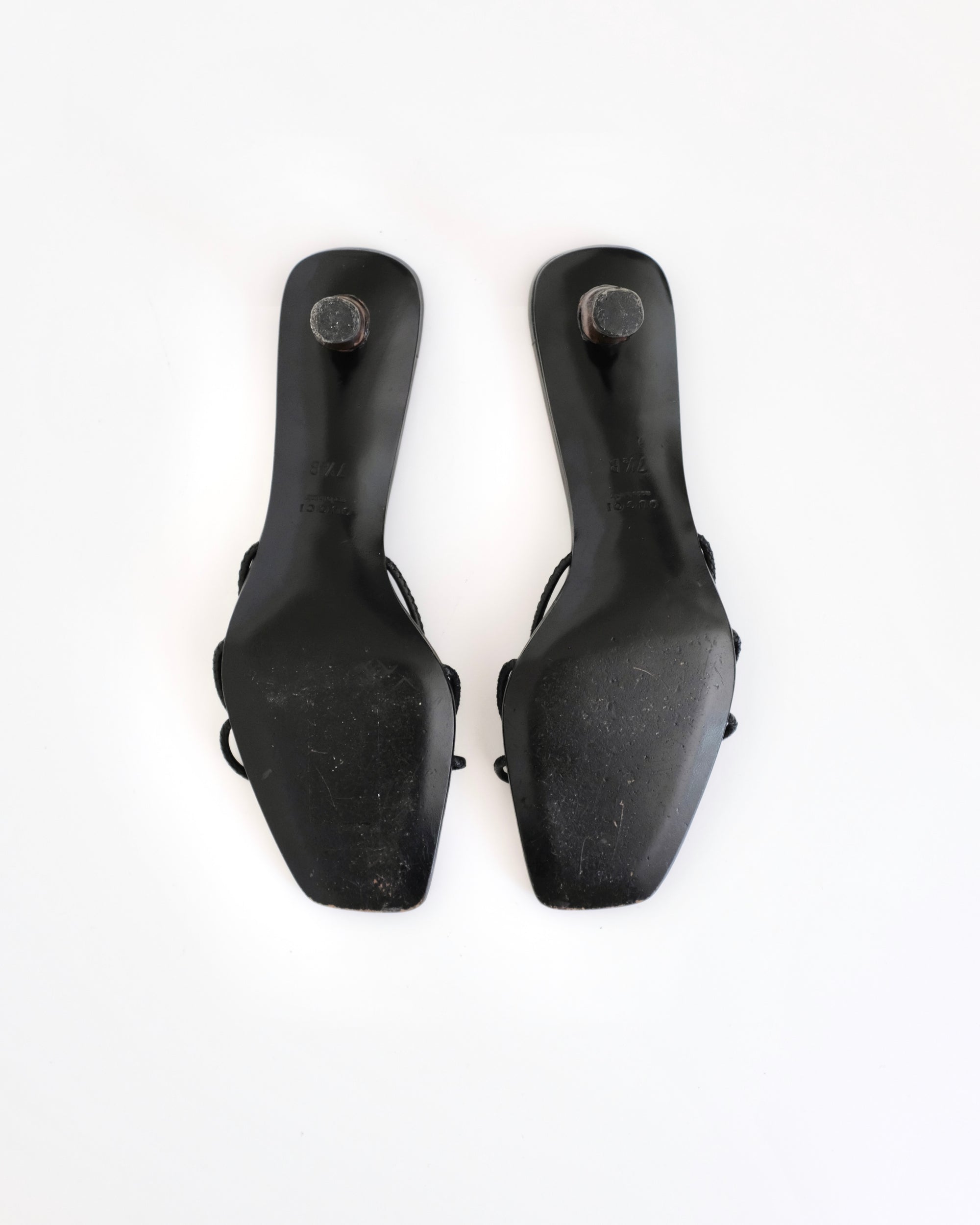 Gucci by Tom Ford 2002 Bamboo Sandals (37.5)