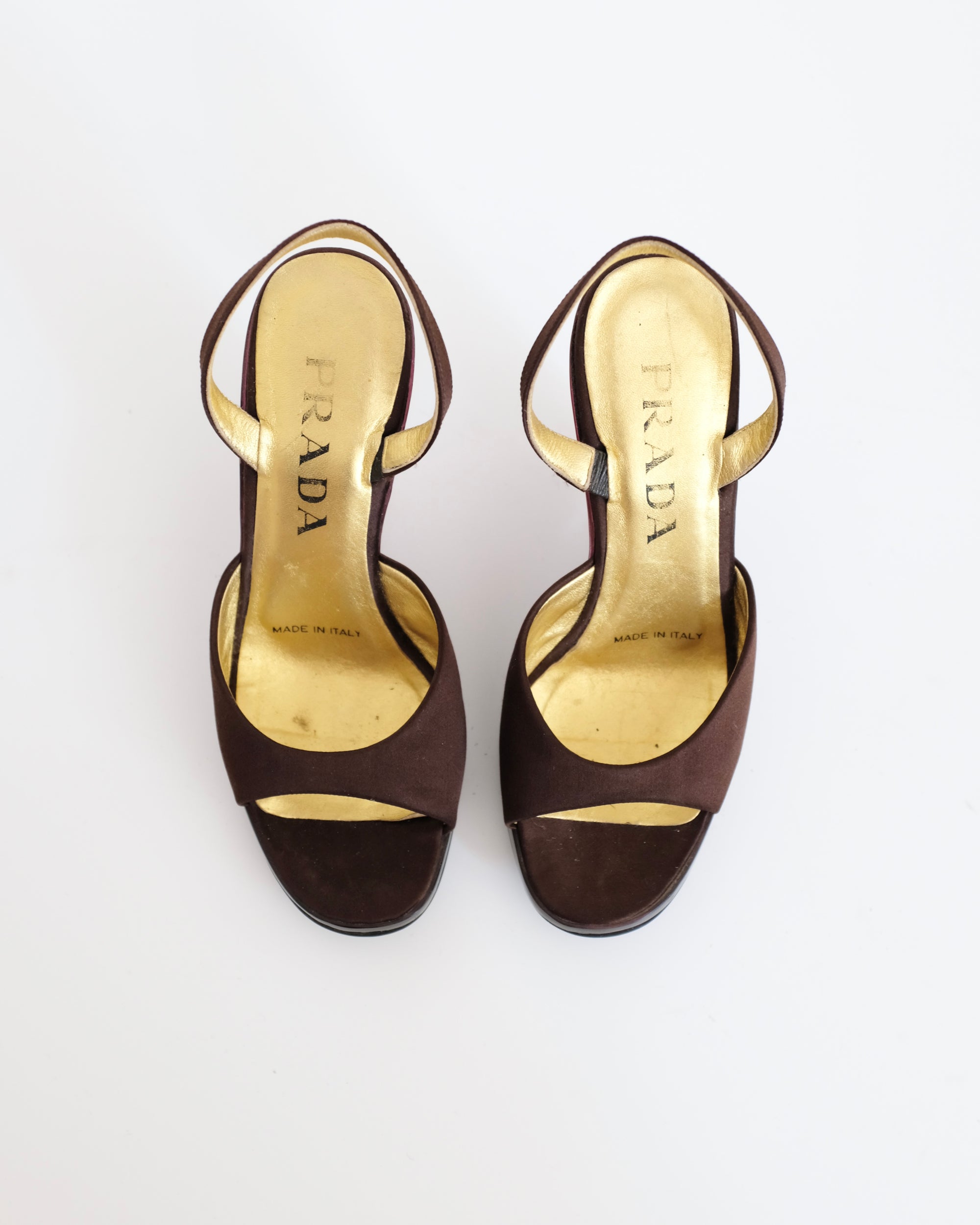 Prada SS1998 Lucite Wedges (36.5)