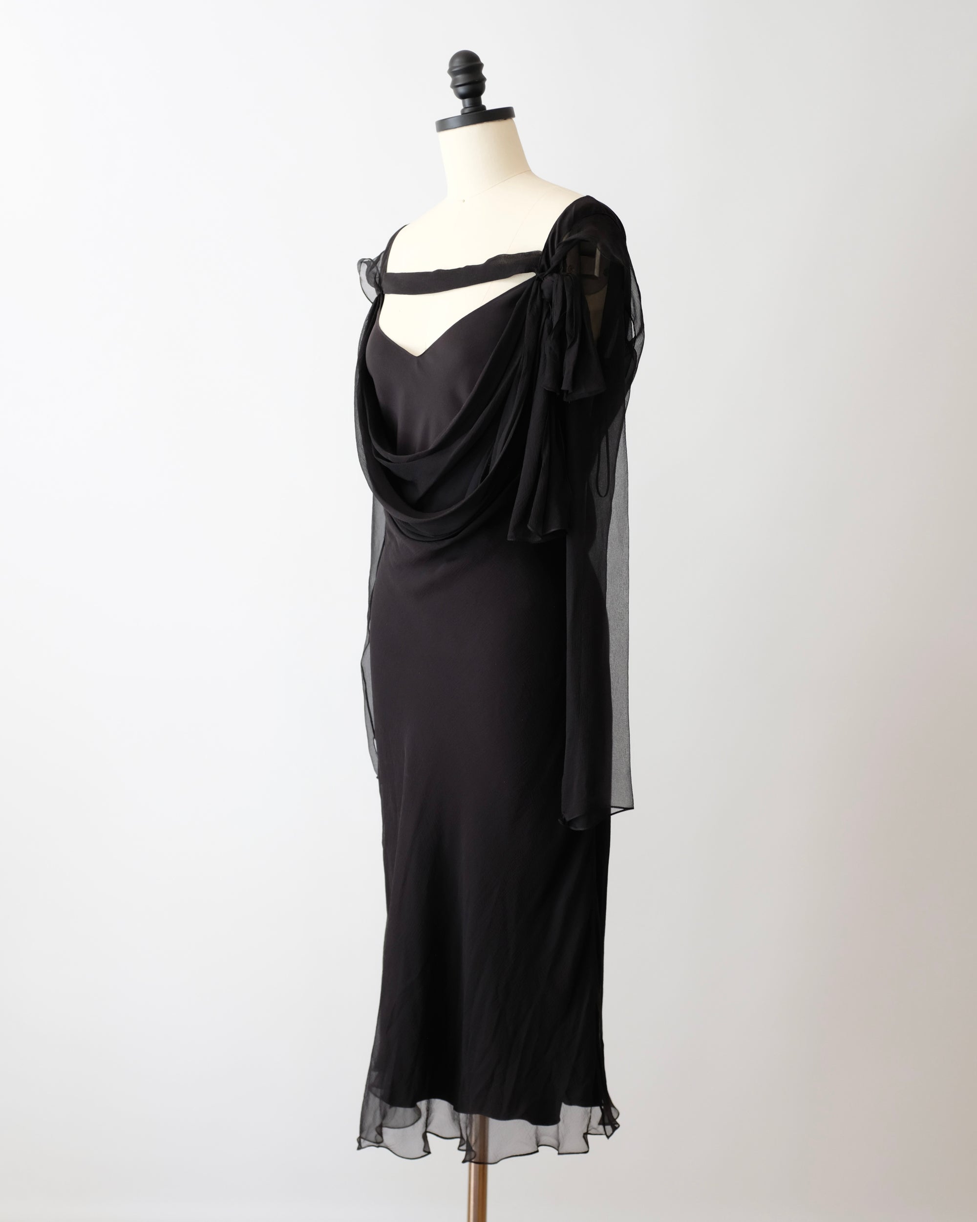 Dior by John Galliano Bias Cut Silk Dress (S)