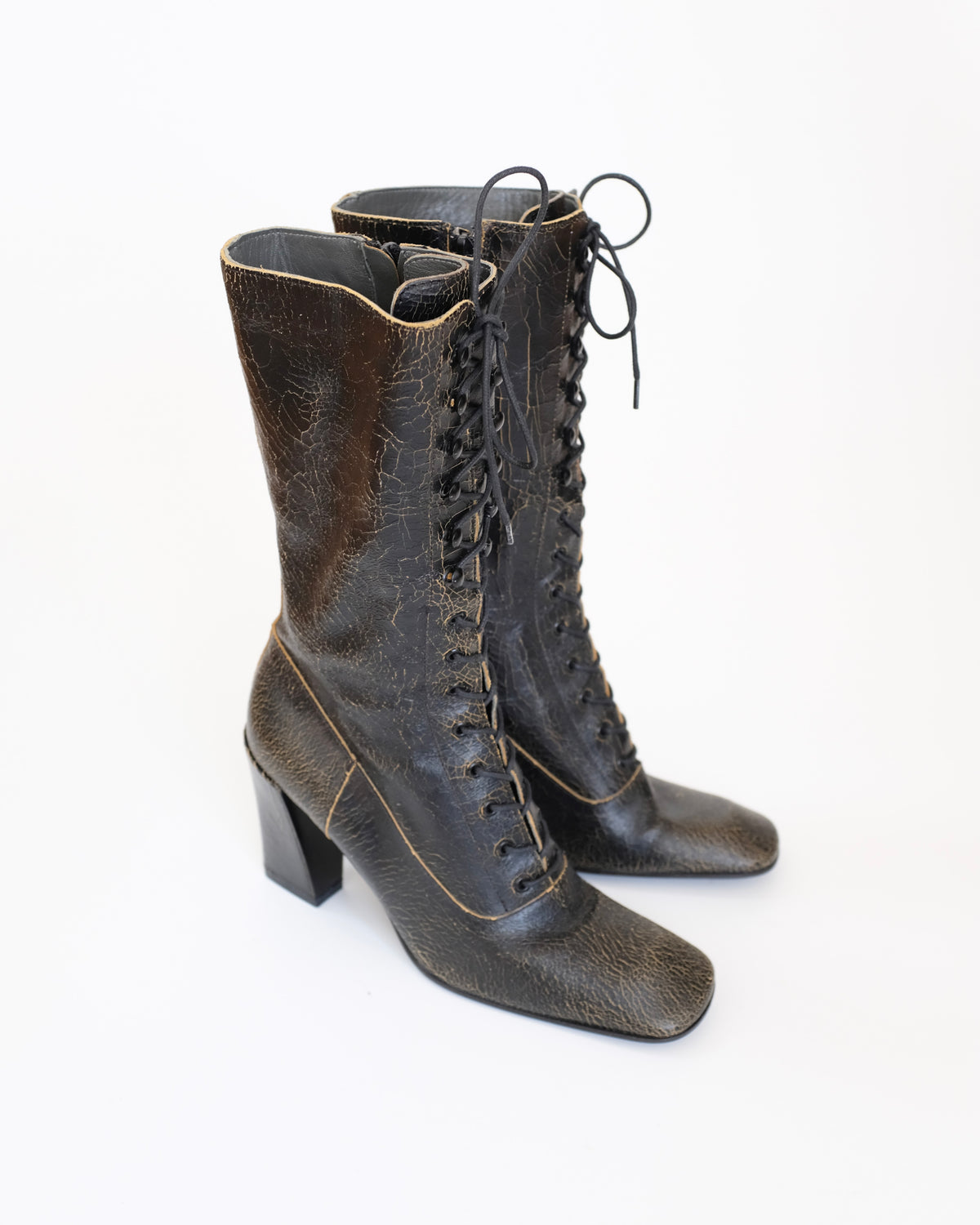 Miu Miu FW2001 Crackle Boots (36)