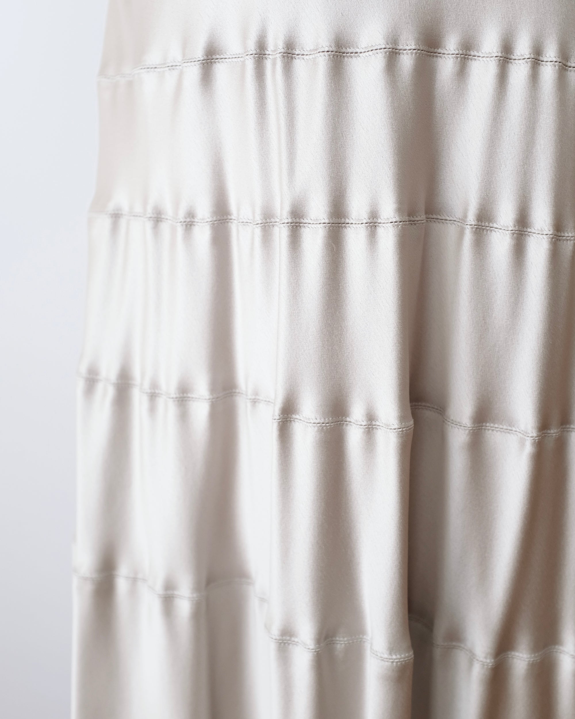 Calvin Klein Collection 1990s Silver Silk Gown (XS)