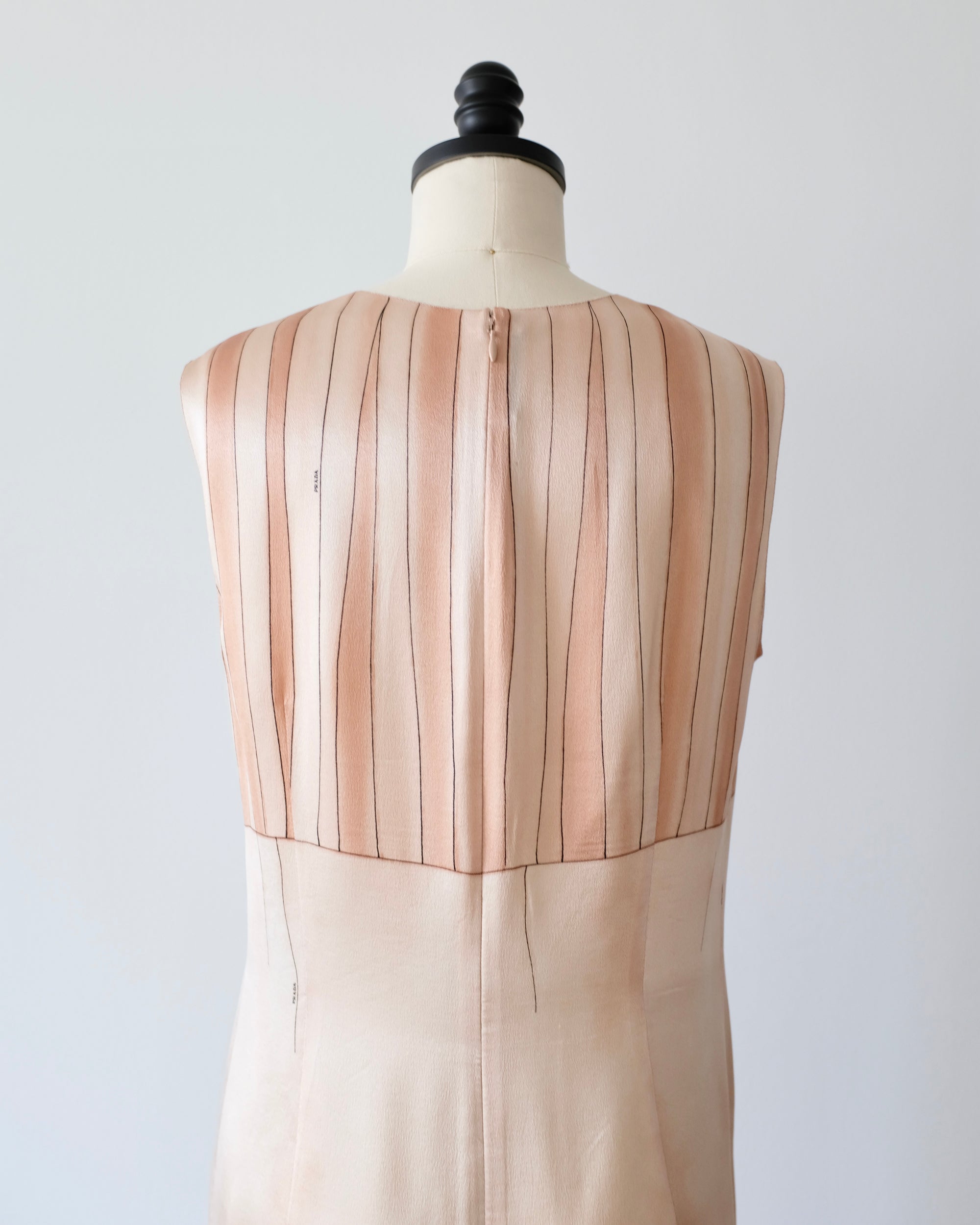 Prada SS2006 Pink Trompe L'oeil Shift Dress (M)