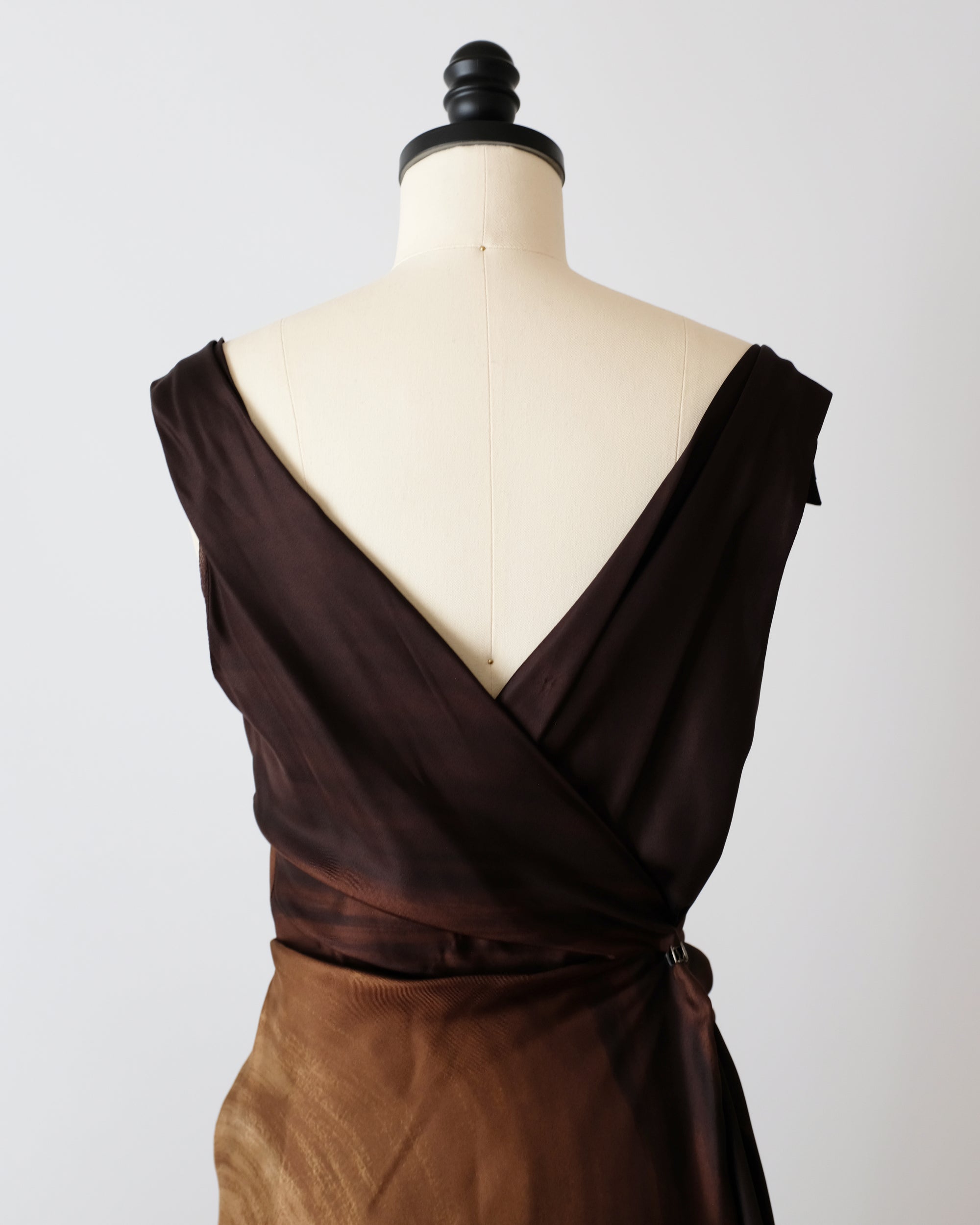 Prada FW2003 Swirl Midi Dress (M)