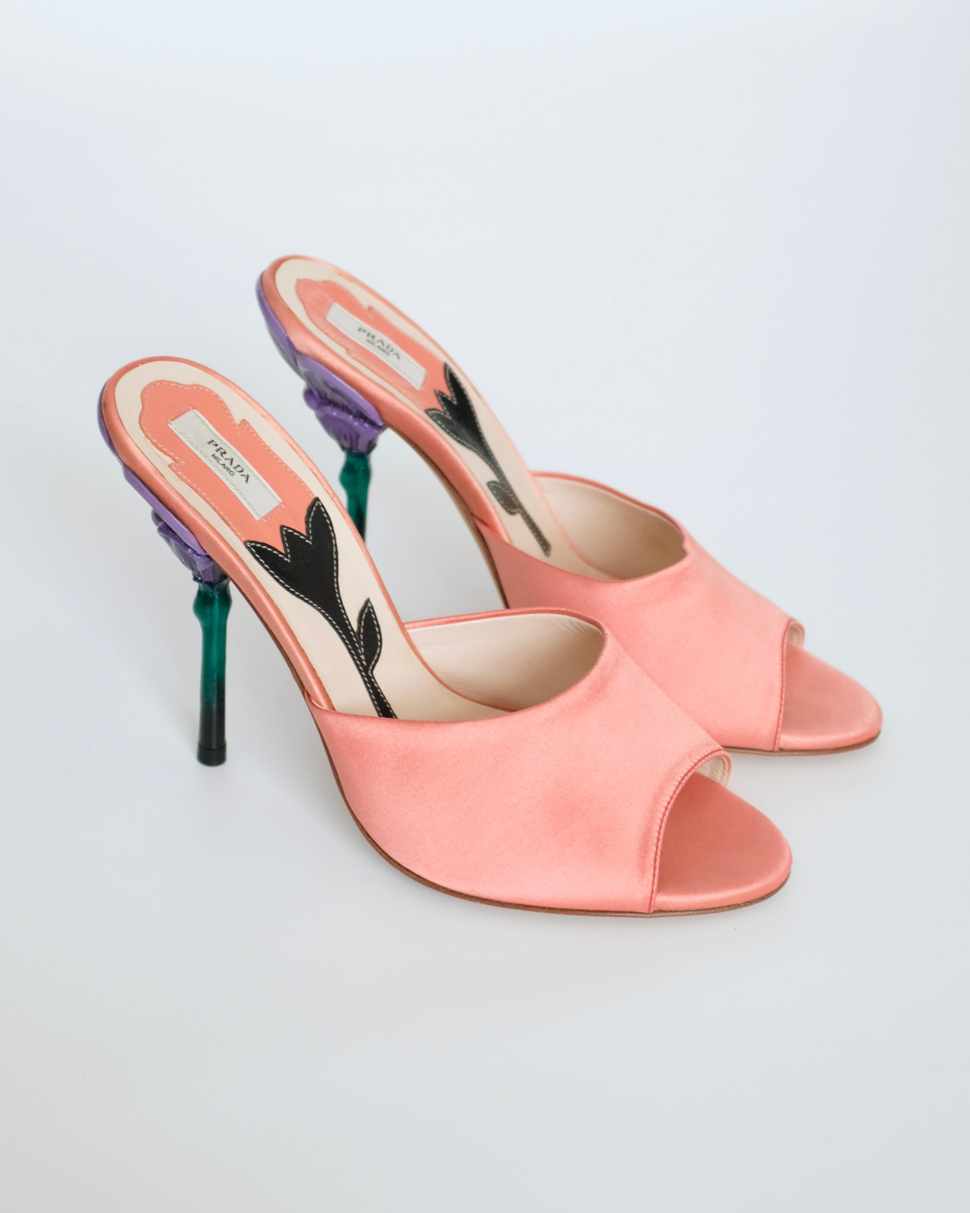 Prada SS2008 Flower Stem Mules (36.5)