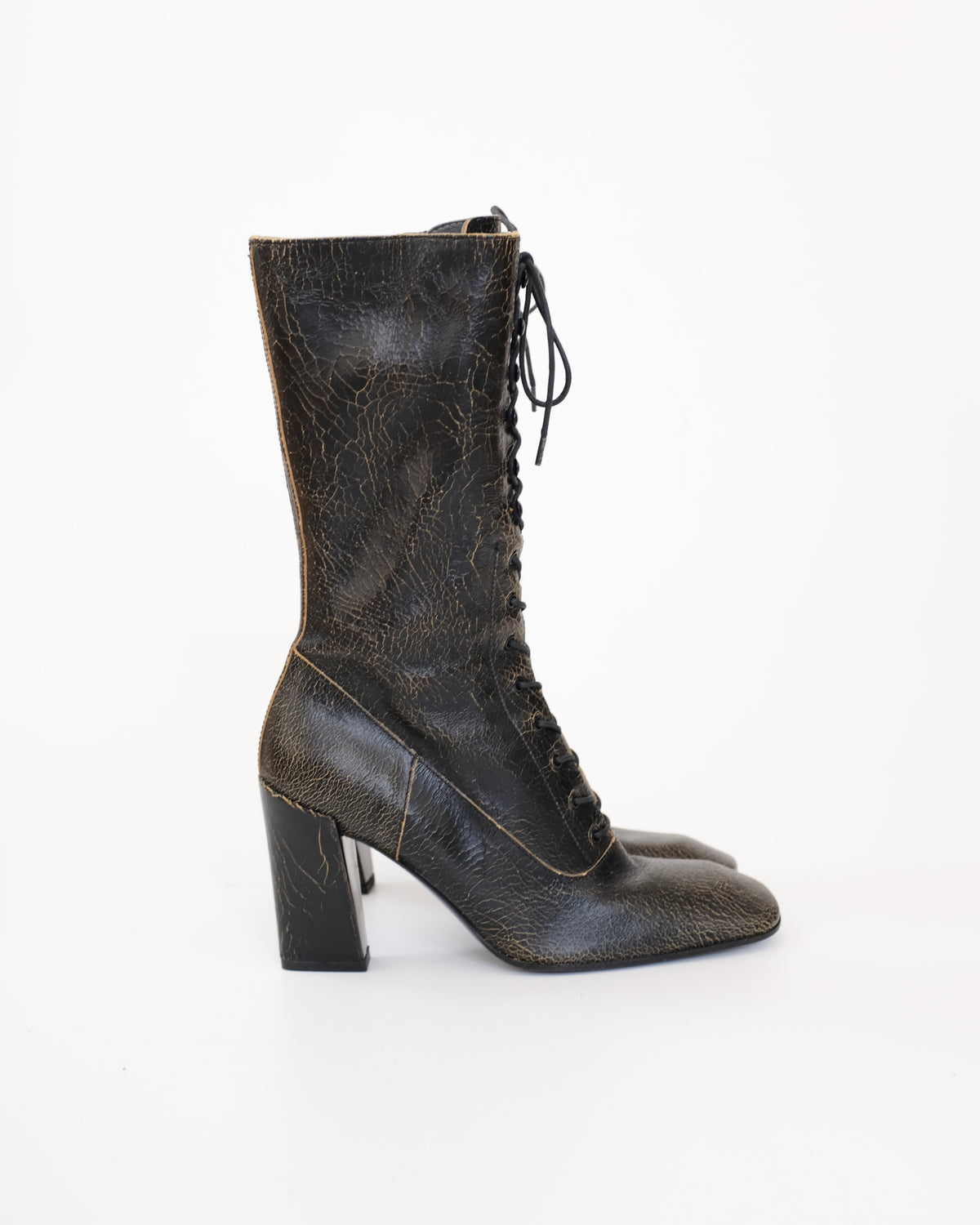 Miu Miu FW2001 Crackle Boots (36)