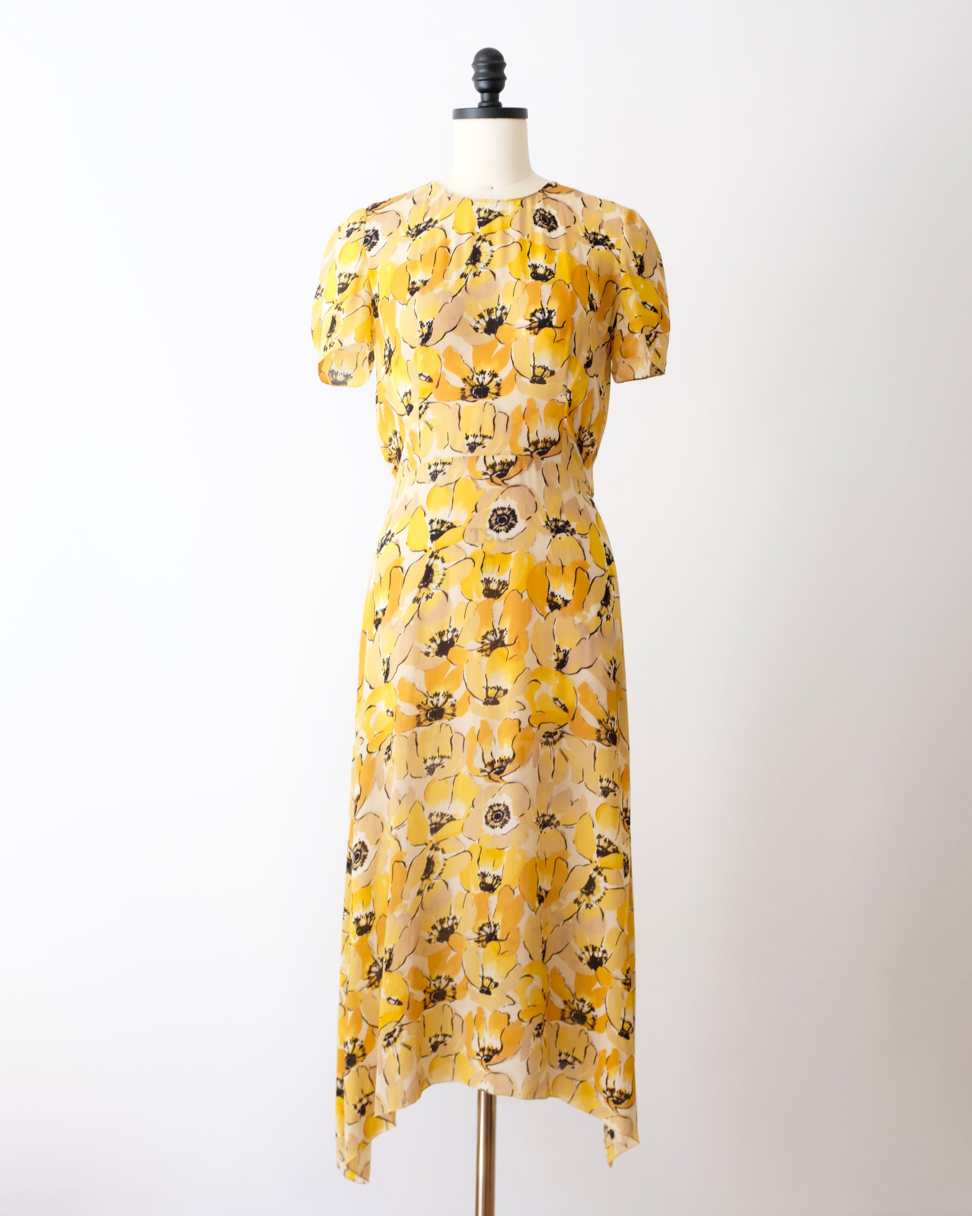 Prada FW2000 Yellow Poppy Dress (S)