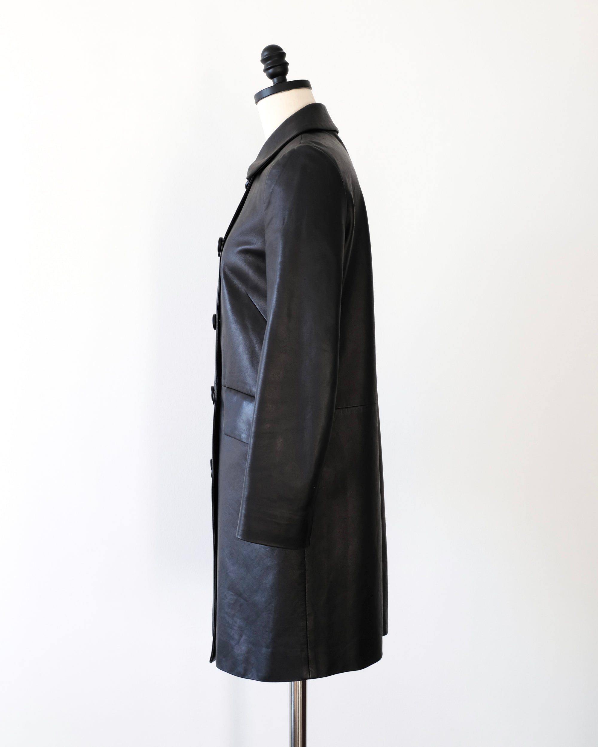 Miu Miu 2010s Lambskin Coat (XS)