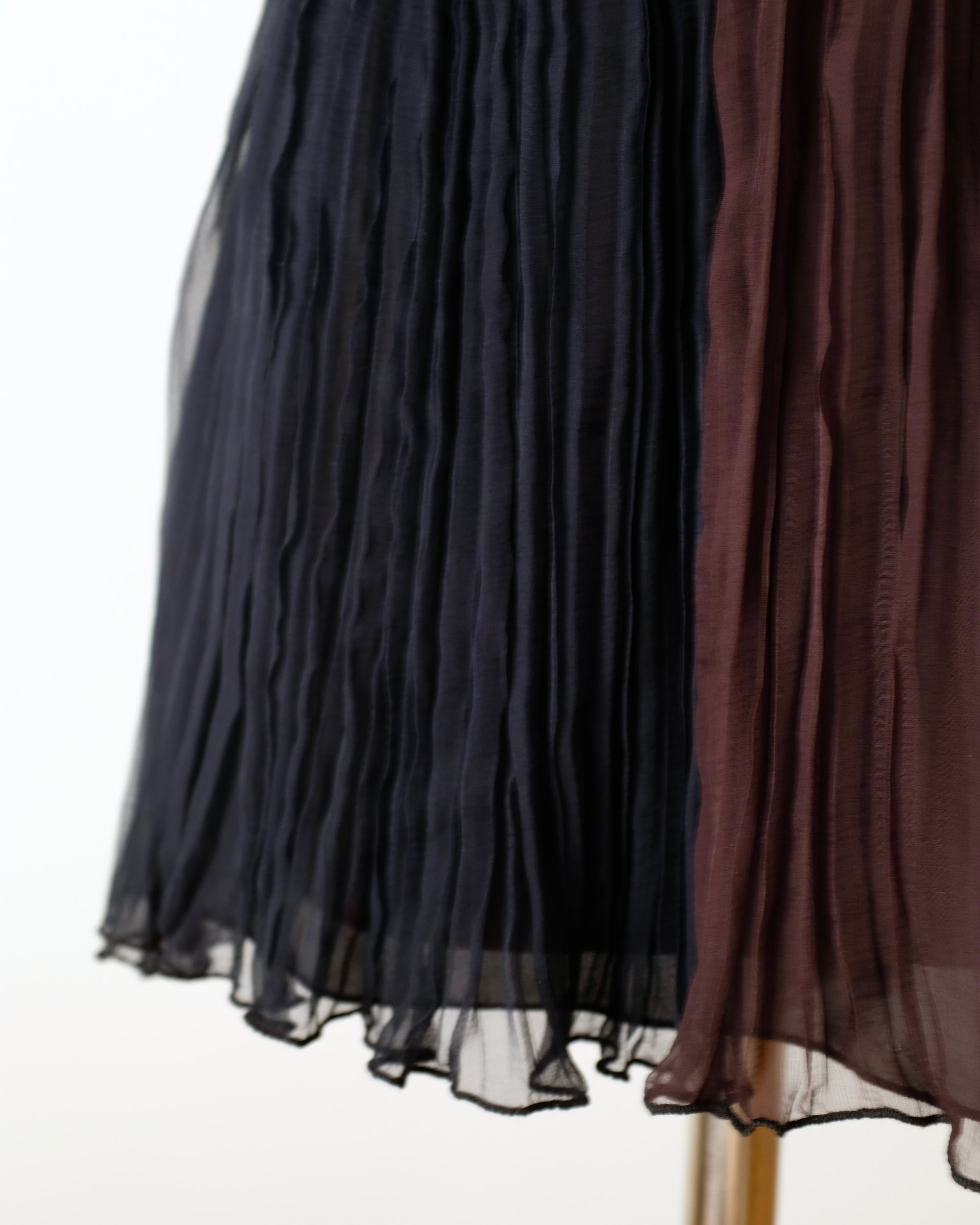 Prada SS2005 Color Block Pleated Mini Dress (XS)
