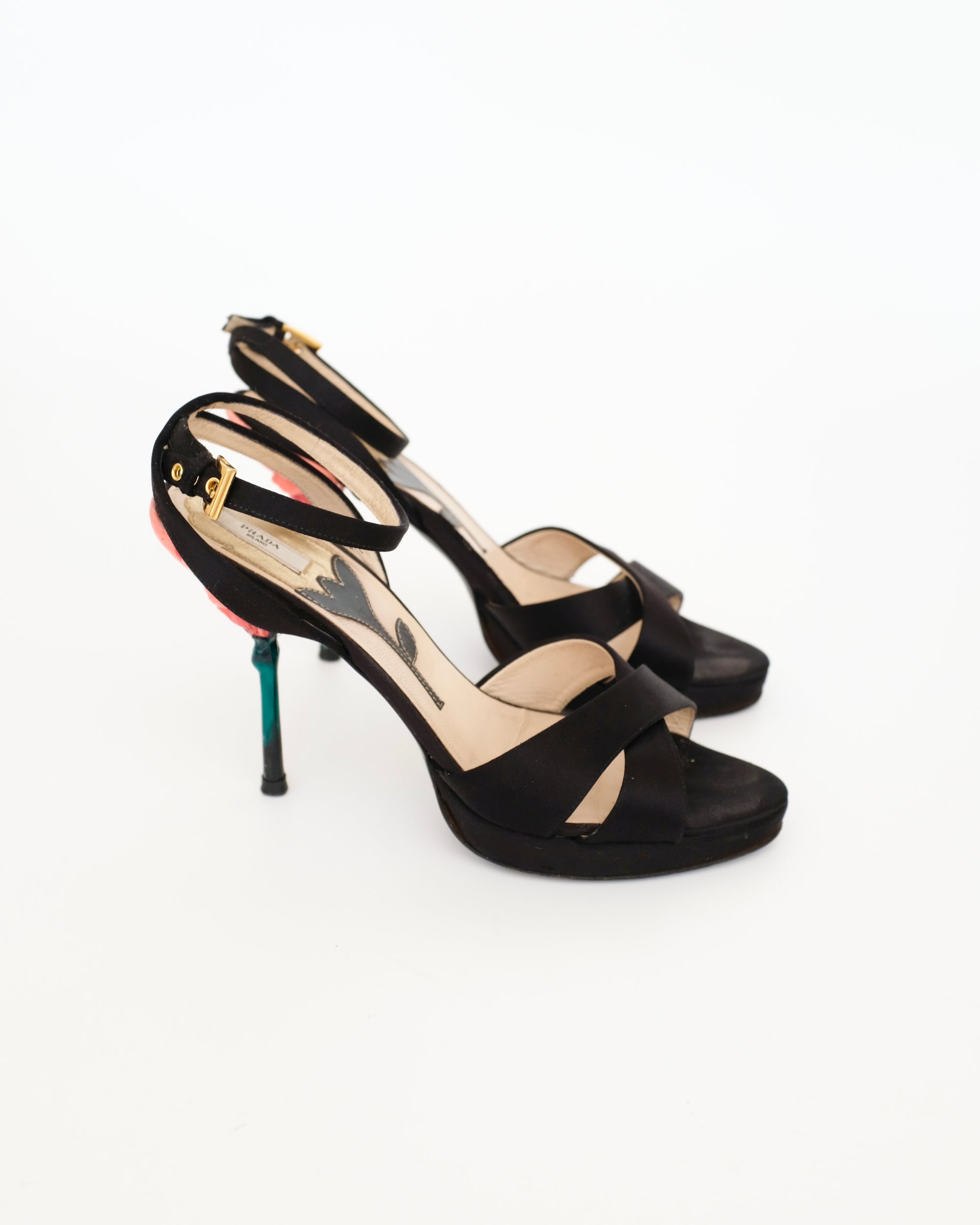 Prada SS2008 Flower Stem Sandals (39)