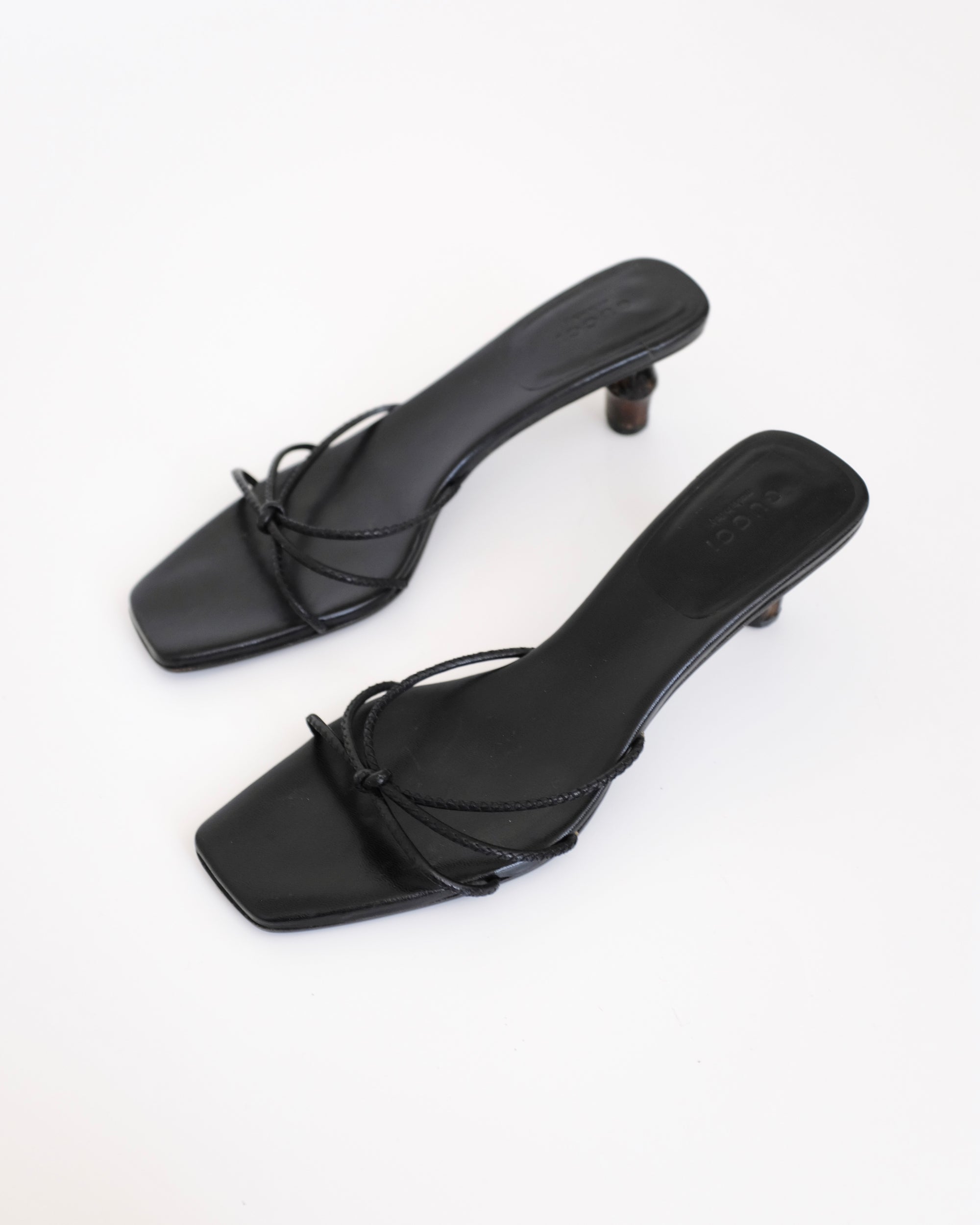 Gucci by Tom Ford 2002 Bamboo Sandals (37.5)