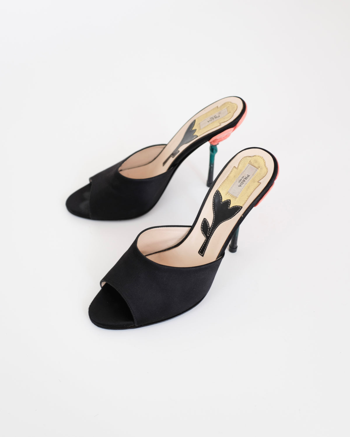 Prada SS2008 Flower Stem Mules (38)