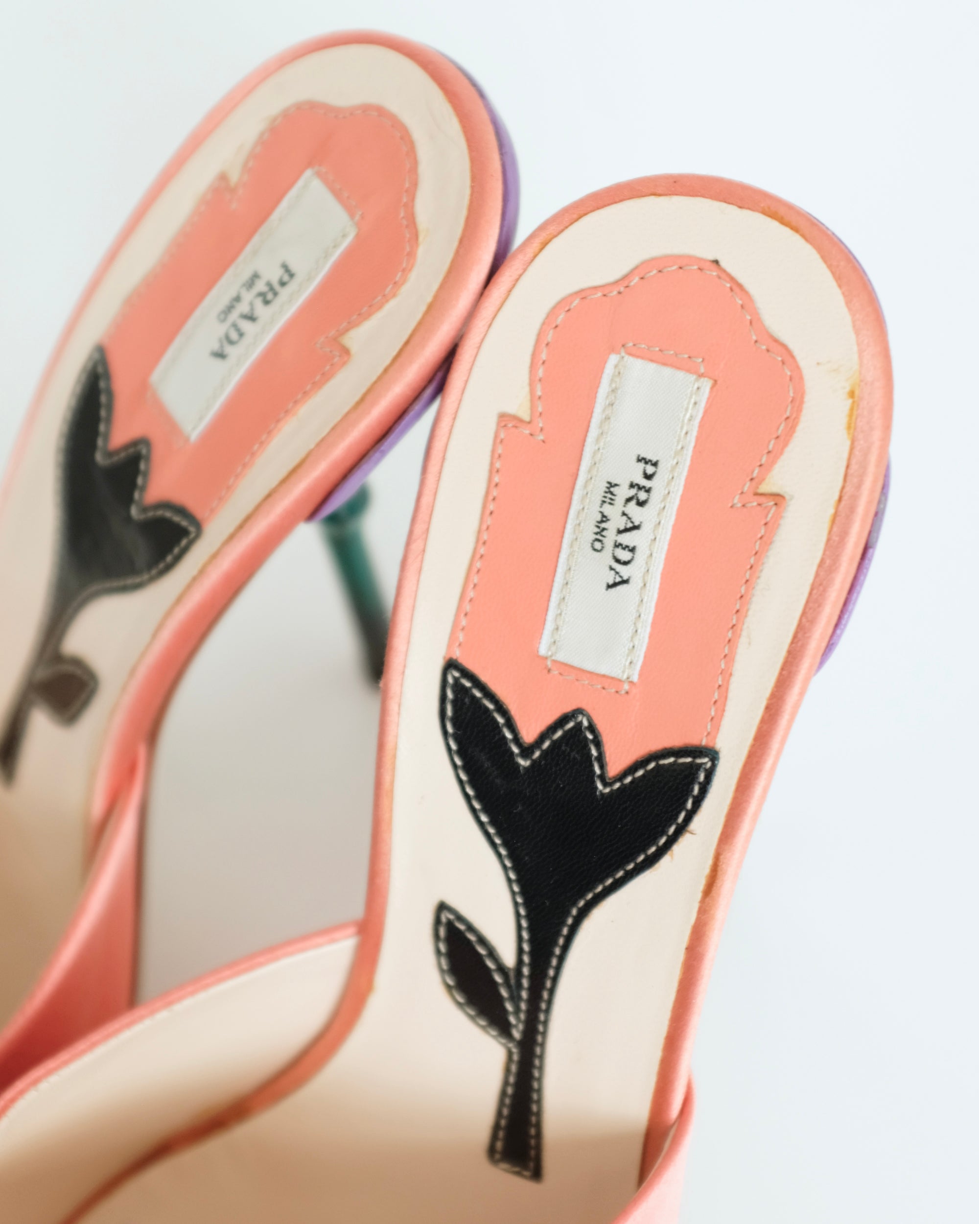 Prada SS2008 Flower Stem Mules (36.5)