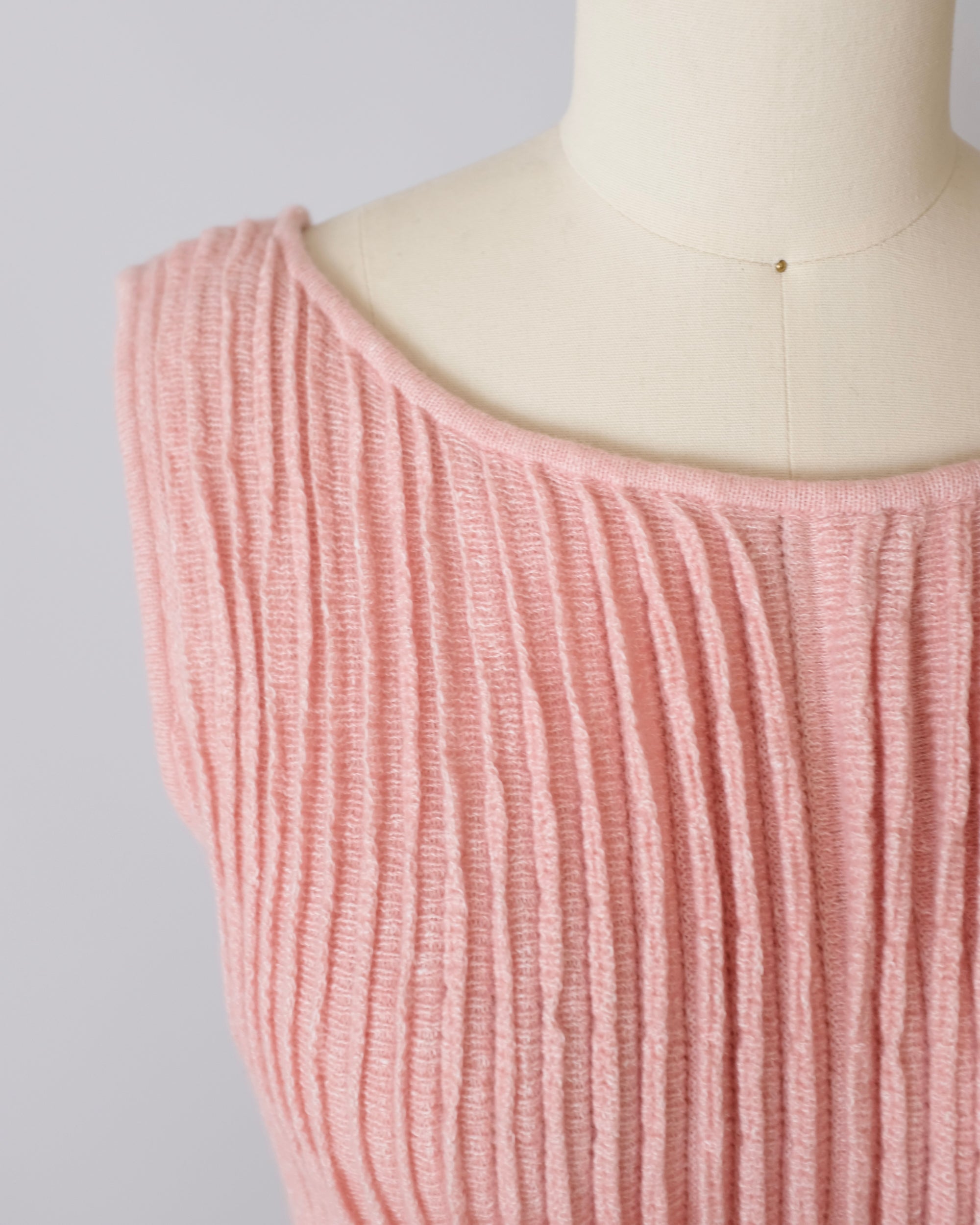 Chanel Resort 2013 Pink Pleated Mini Dress (S)