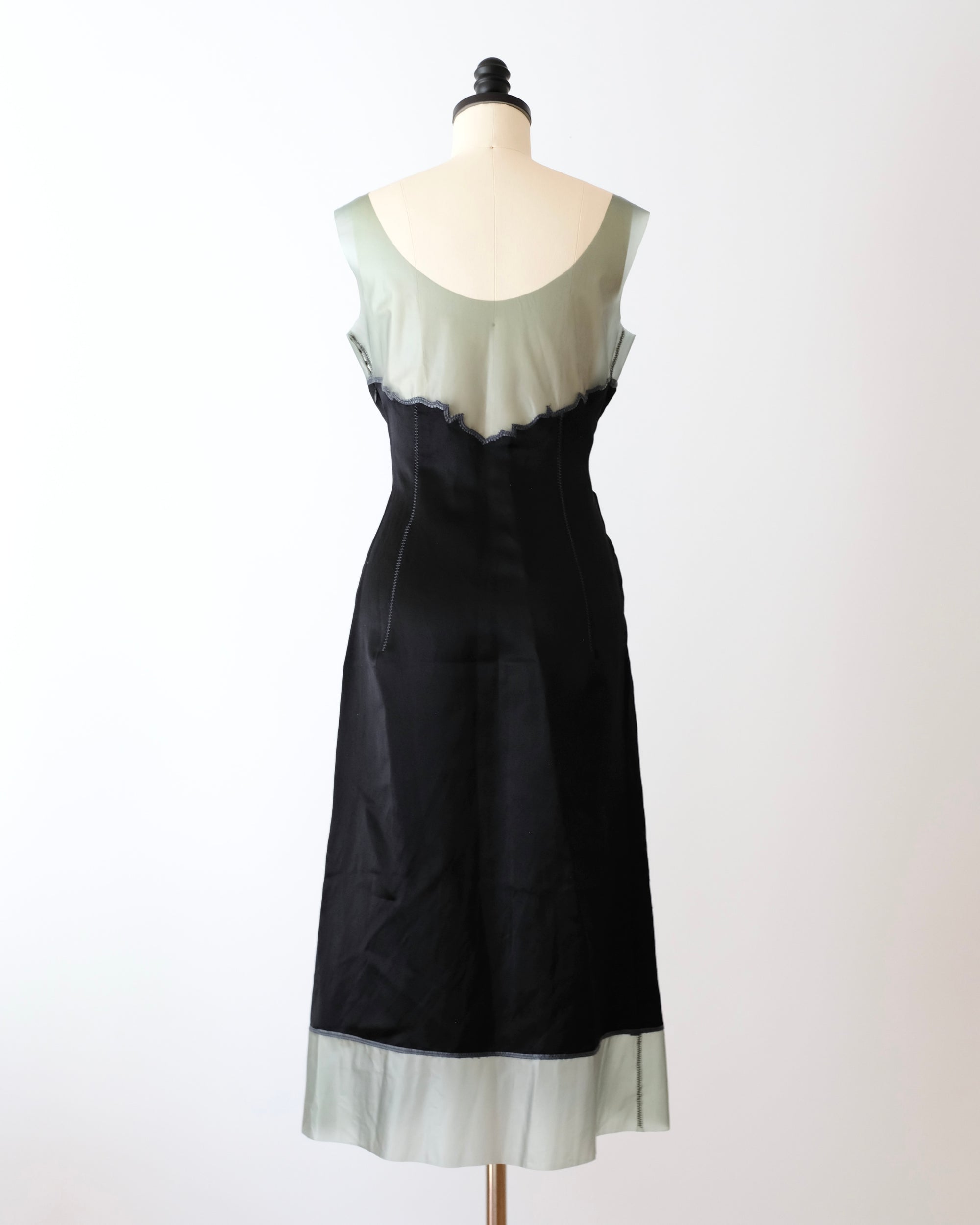 Prada SS1998 Latex Trim Dress (S)