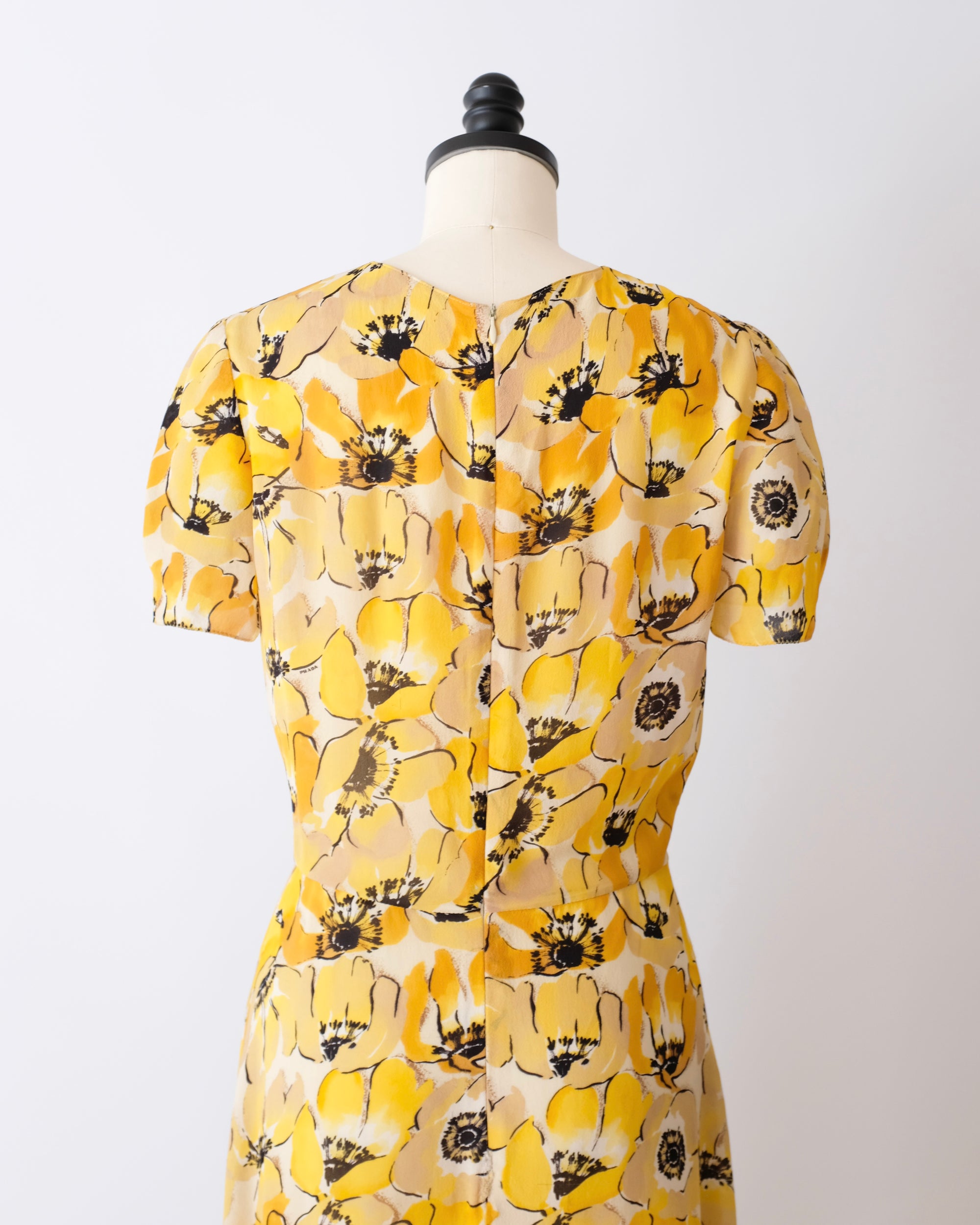 Prada FW2000 Yellow Poppy Dress (S)