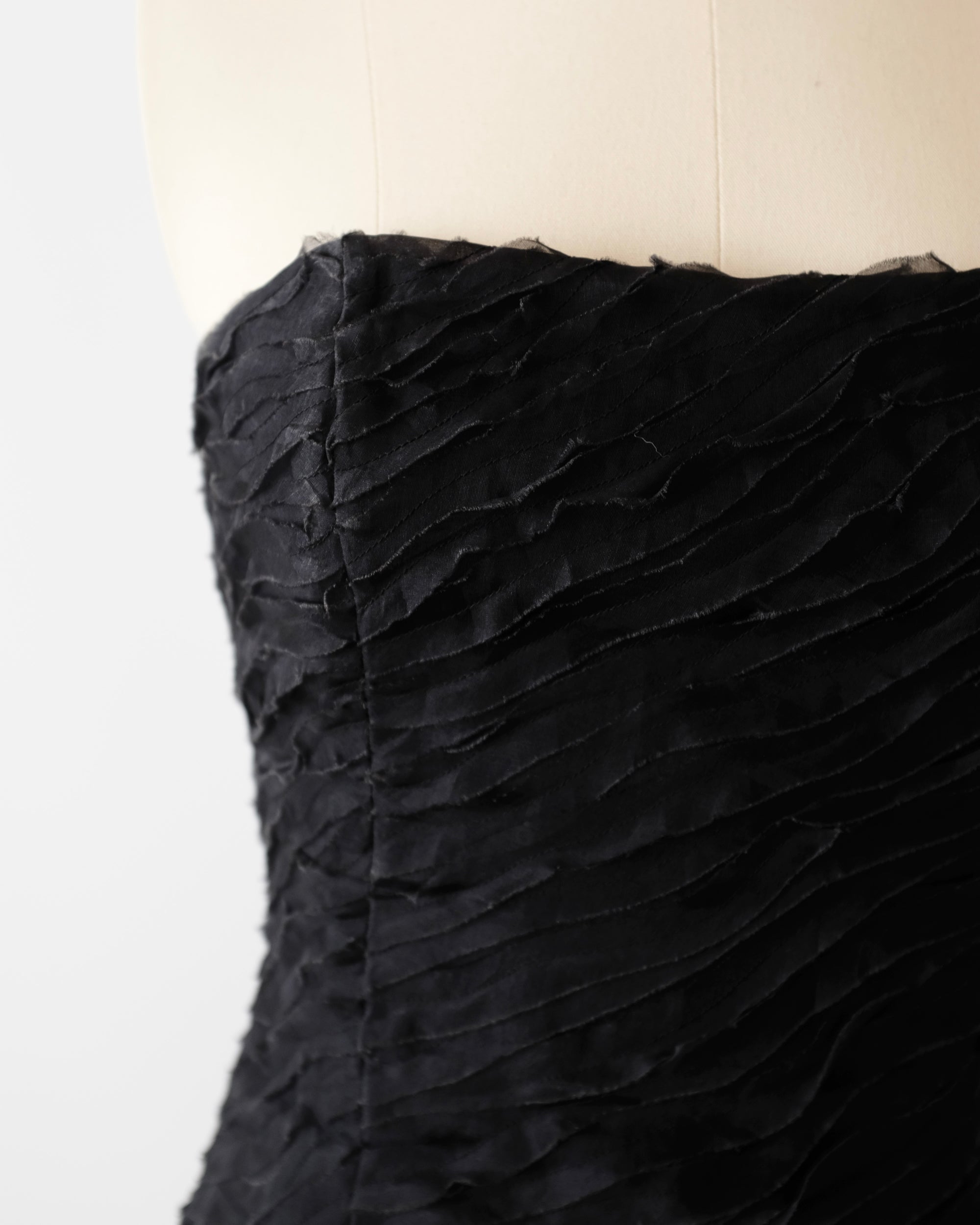 Celine 1990s Silk Wave Dress (XS)
