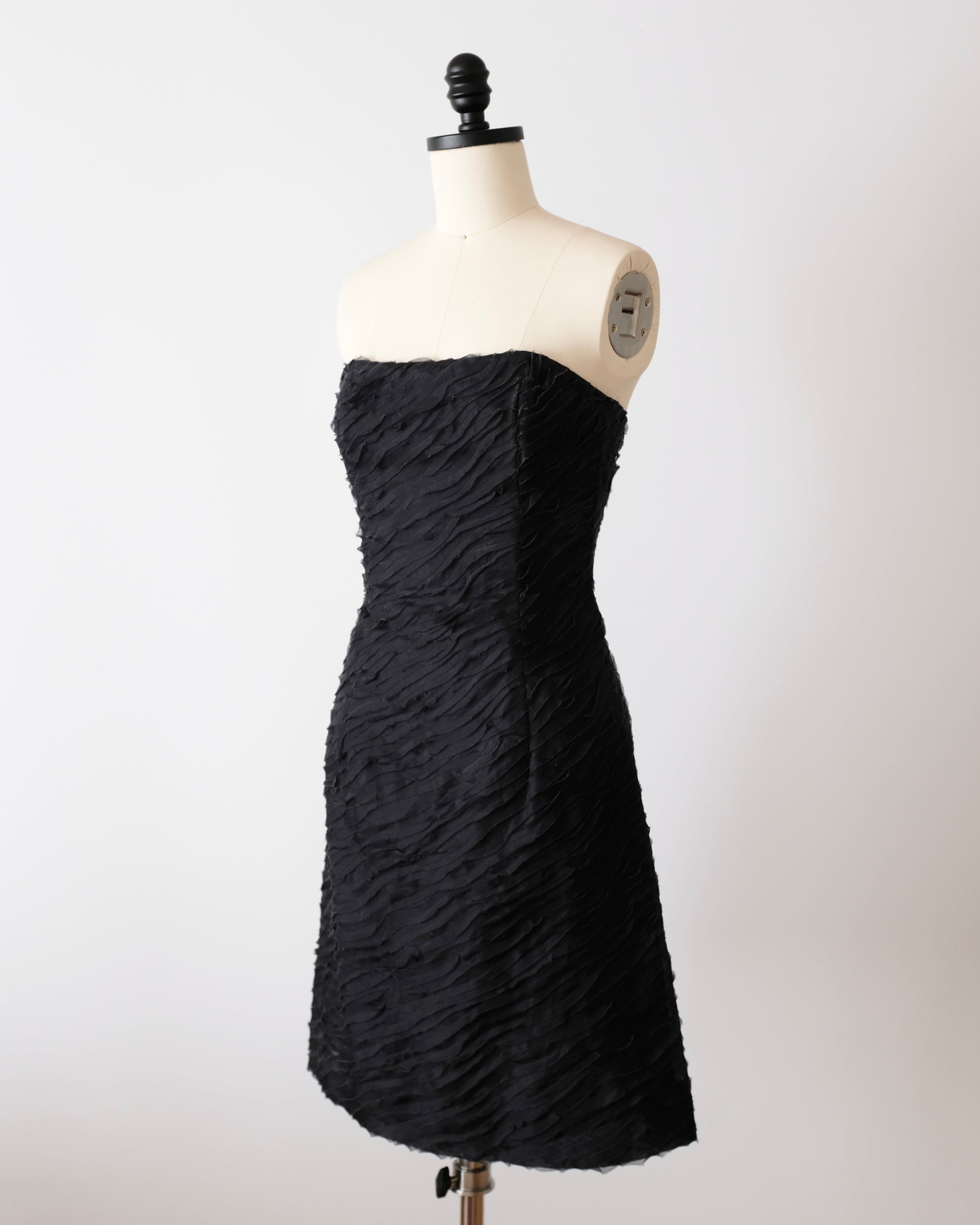 Celine 1990s Silk Wave Dress (XS)