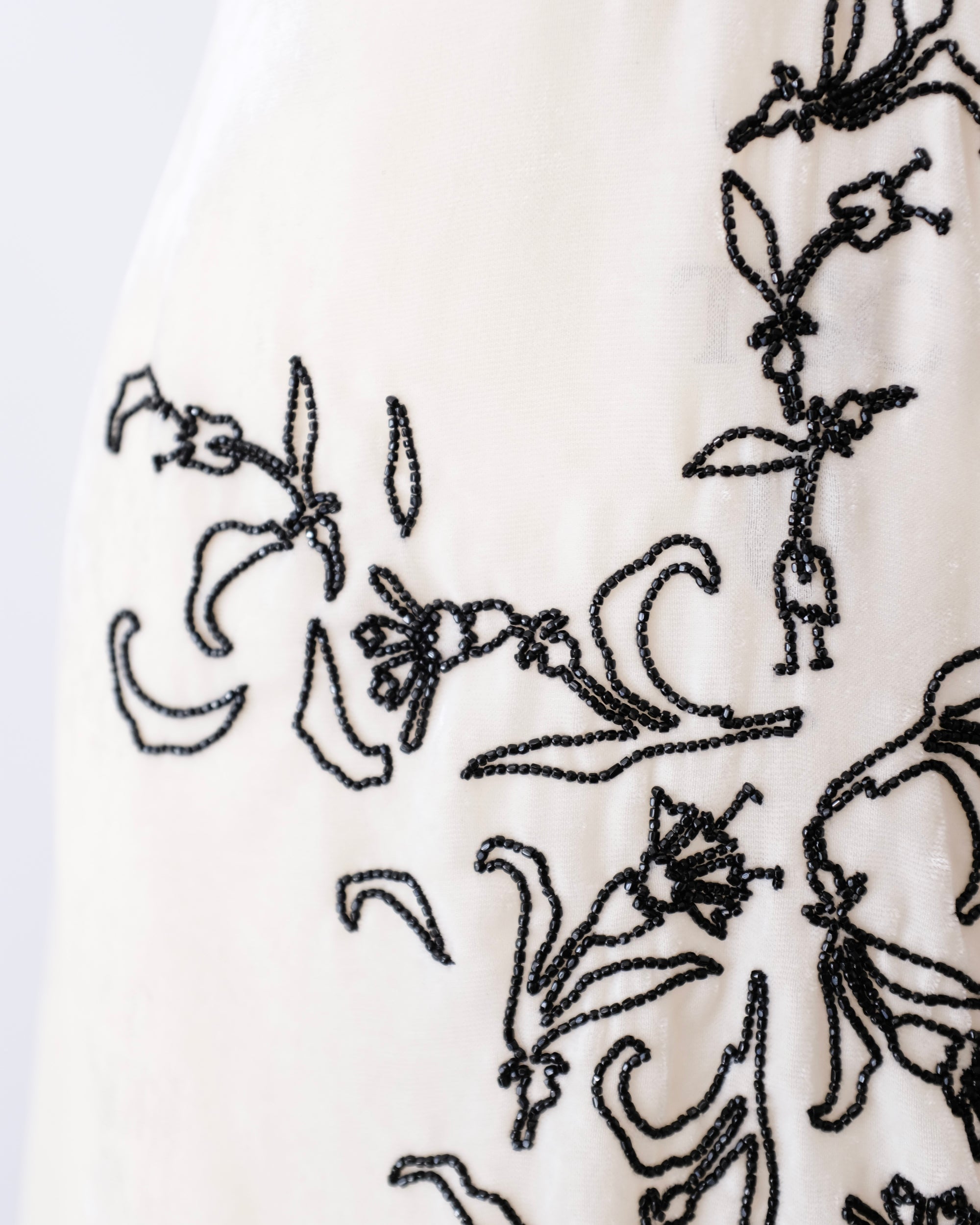 Prada FW1997 Beaded Velvet Dress