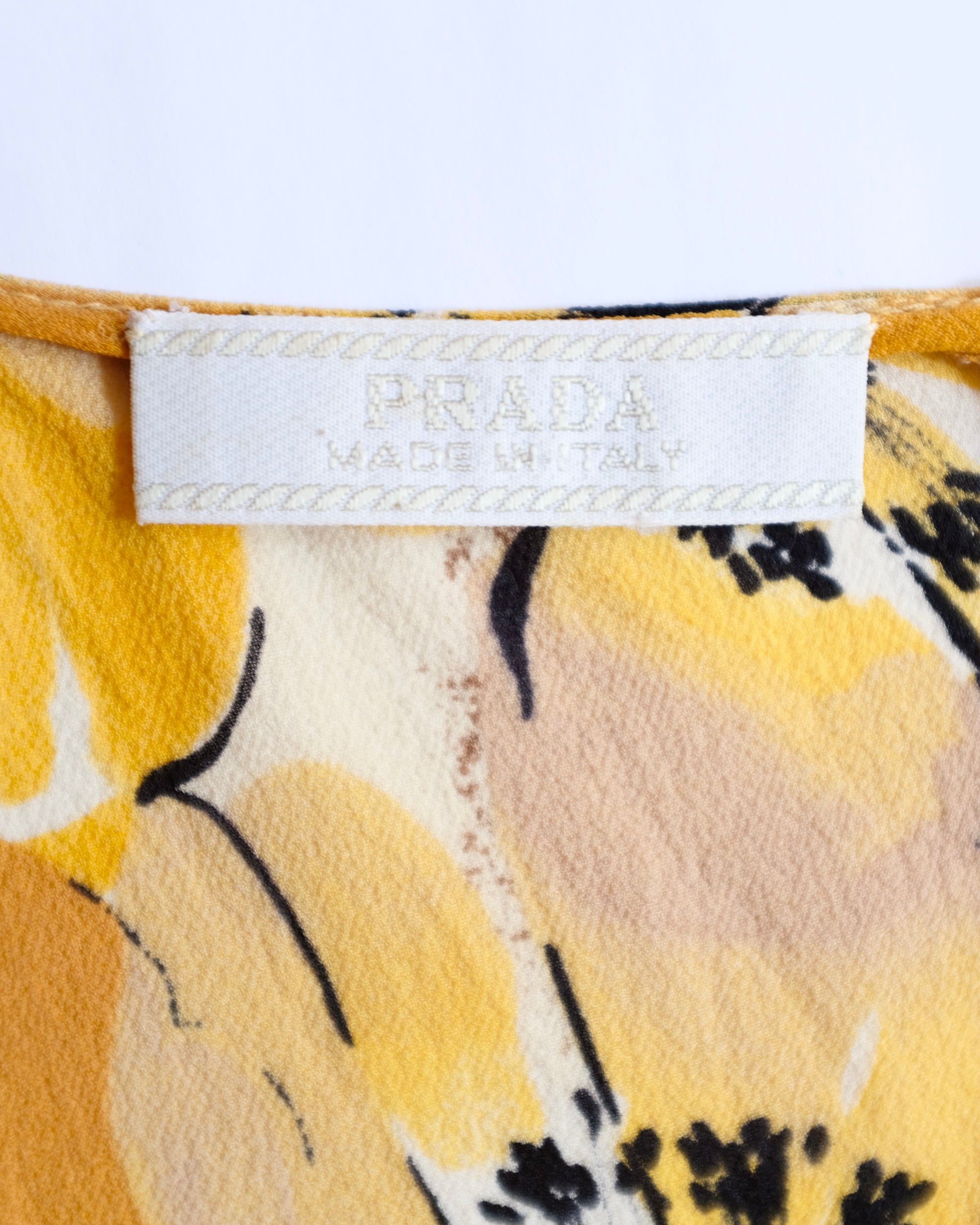 Prada FW2000 Yellow Poppy Dress (S)