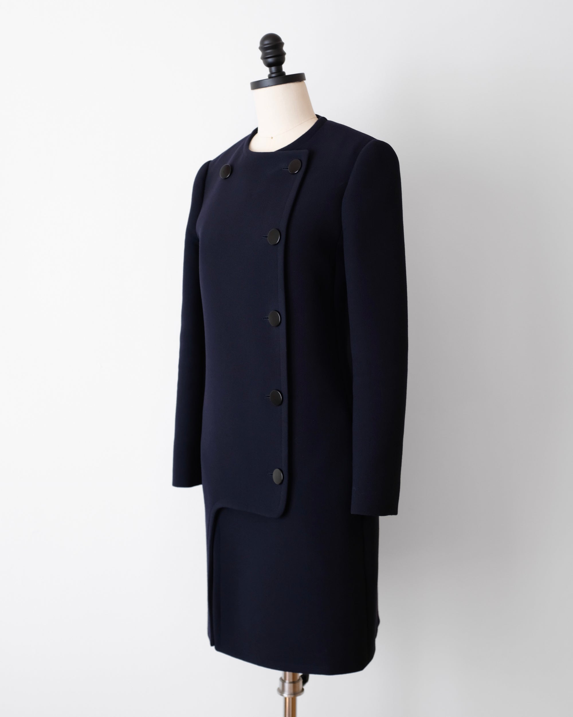 Celine by Phoebe Philo FW2010 Mod Button Coat (XS)