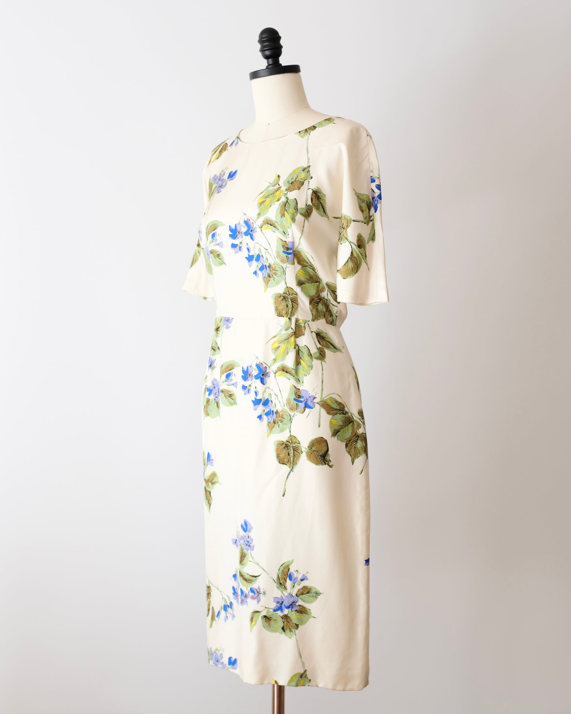 Prada FW2003 Floral Midi Dress (XS)