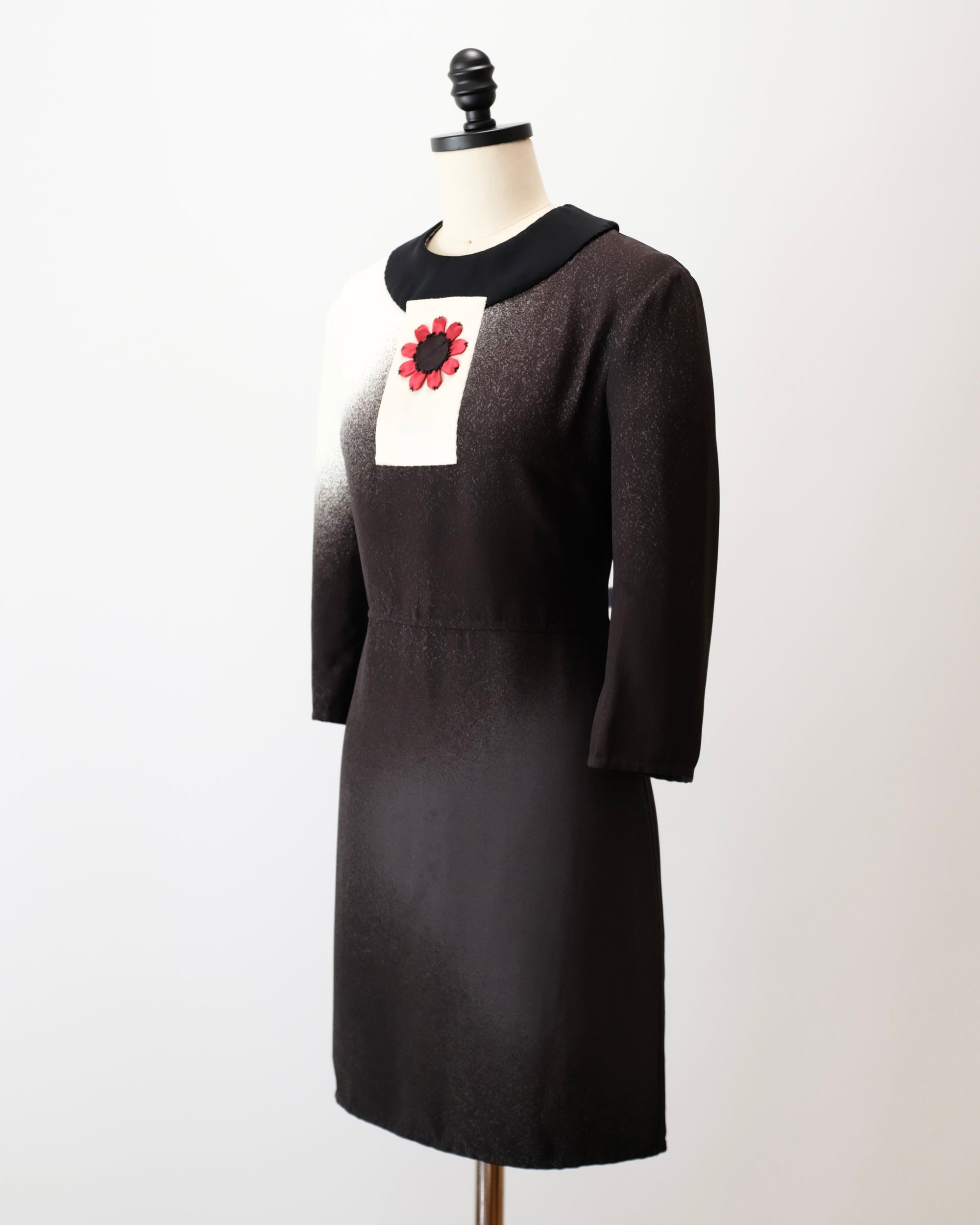 Prada SS2013 Flower Appliqué Gradient Dress (M)