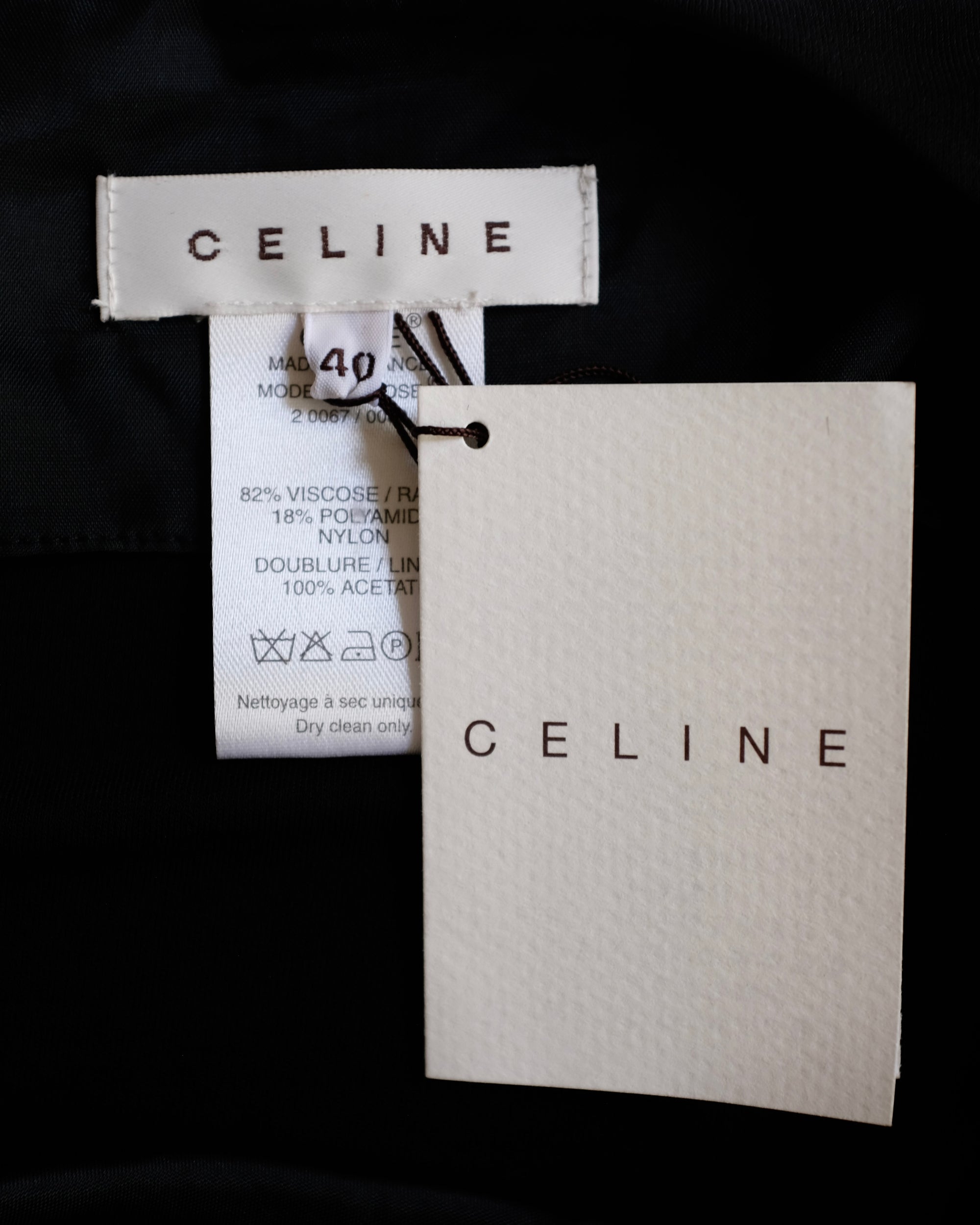 Celine 1990s Zipper Detail Sleeveless Top (M)