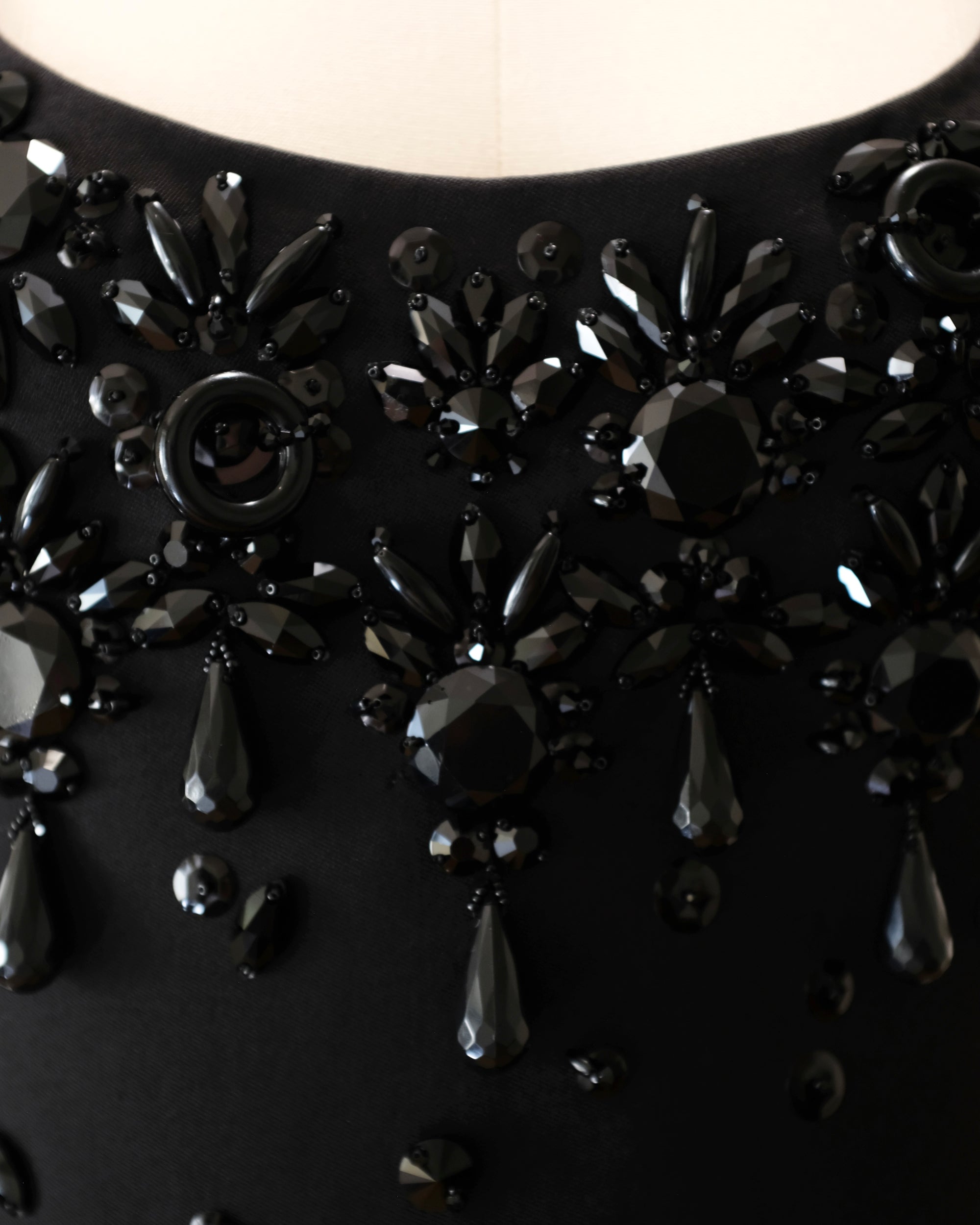Miu Miu SS2022 Embellished Wool Dress (XS)