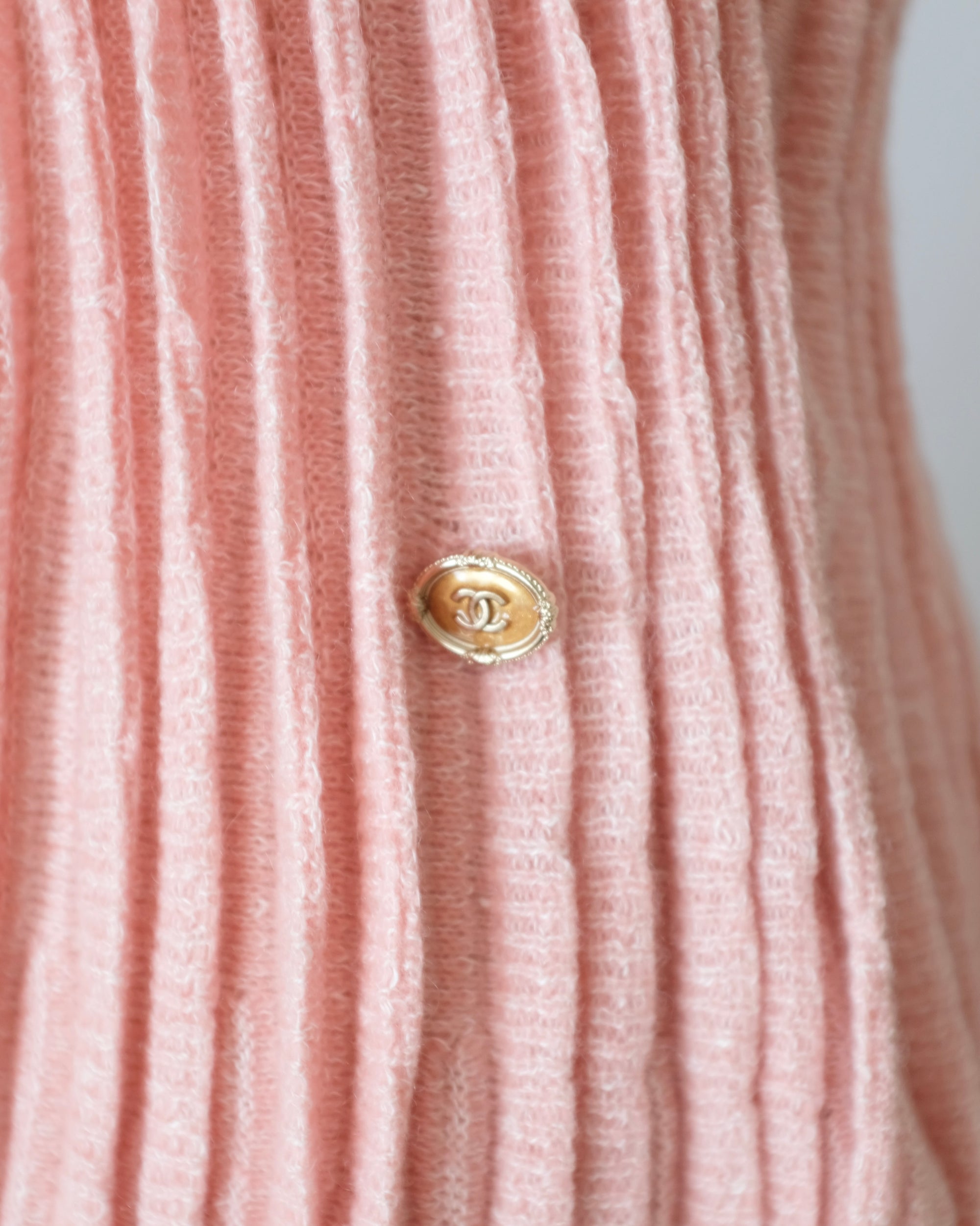 Chanel Resort 2013 Pink Pleated Mini Dress (S)