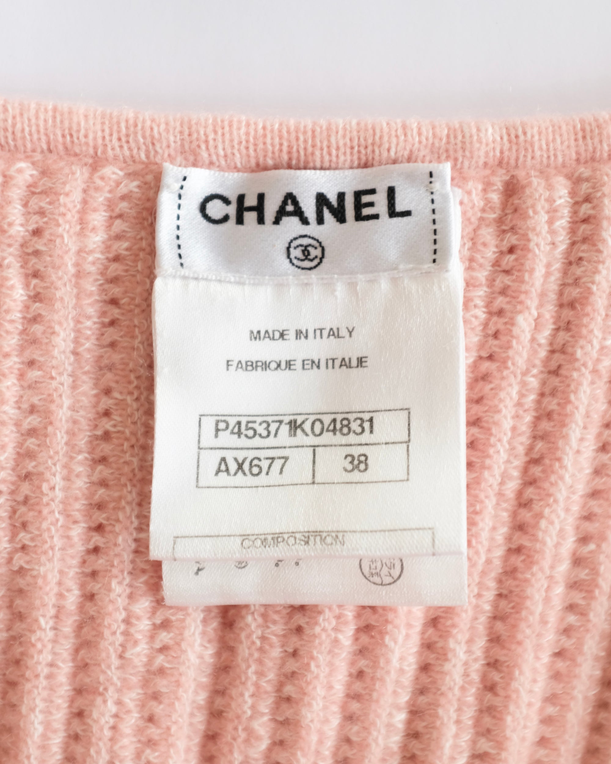 Chanel Resort 2013 Pink Pleated Mini Dress (S)