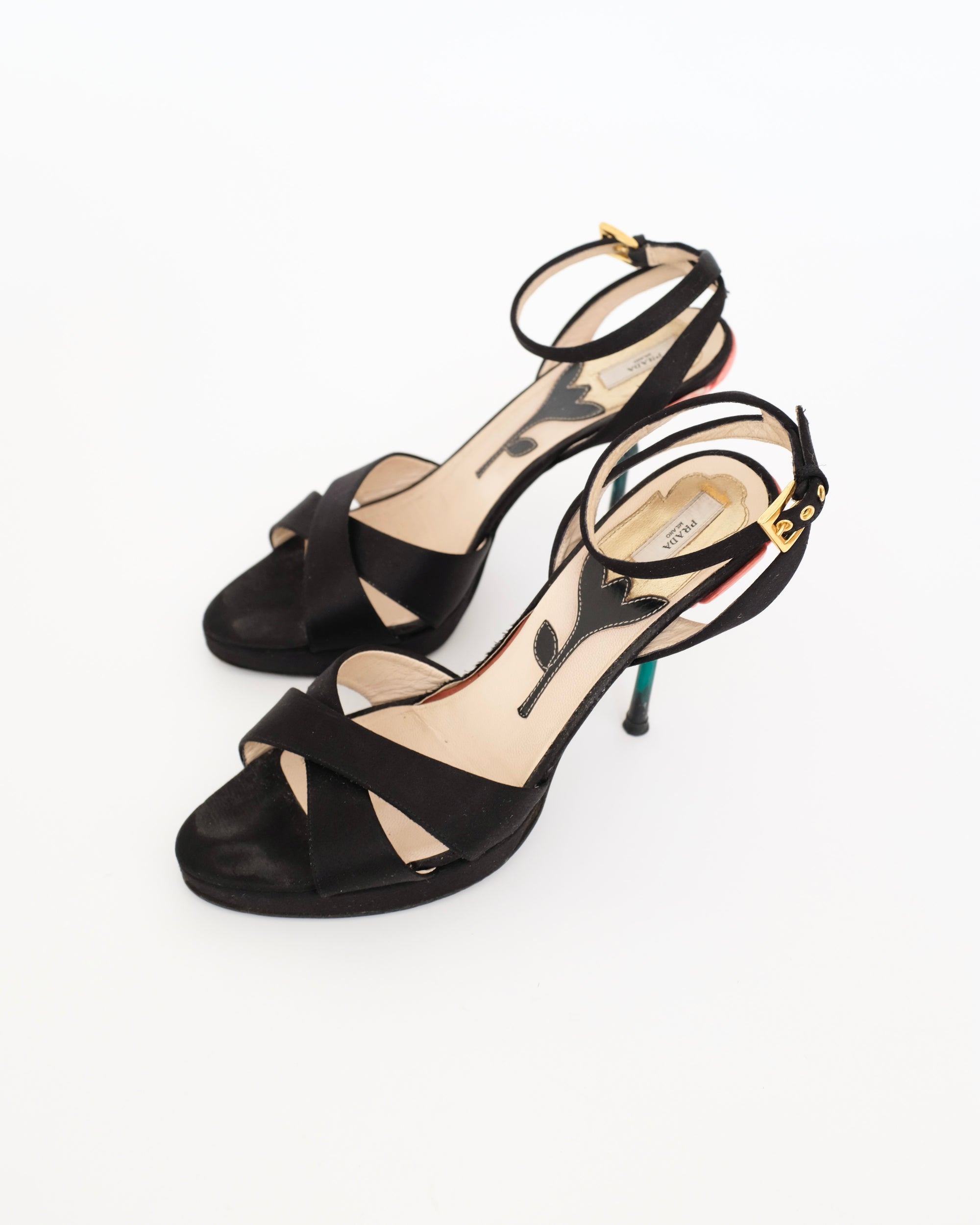 Prada SS2008 Flower Stem Sandals (39)