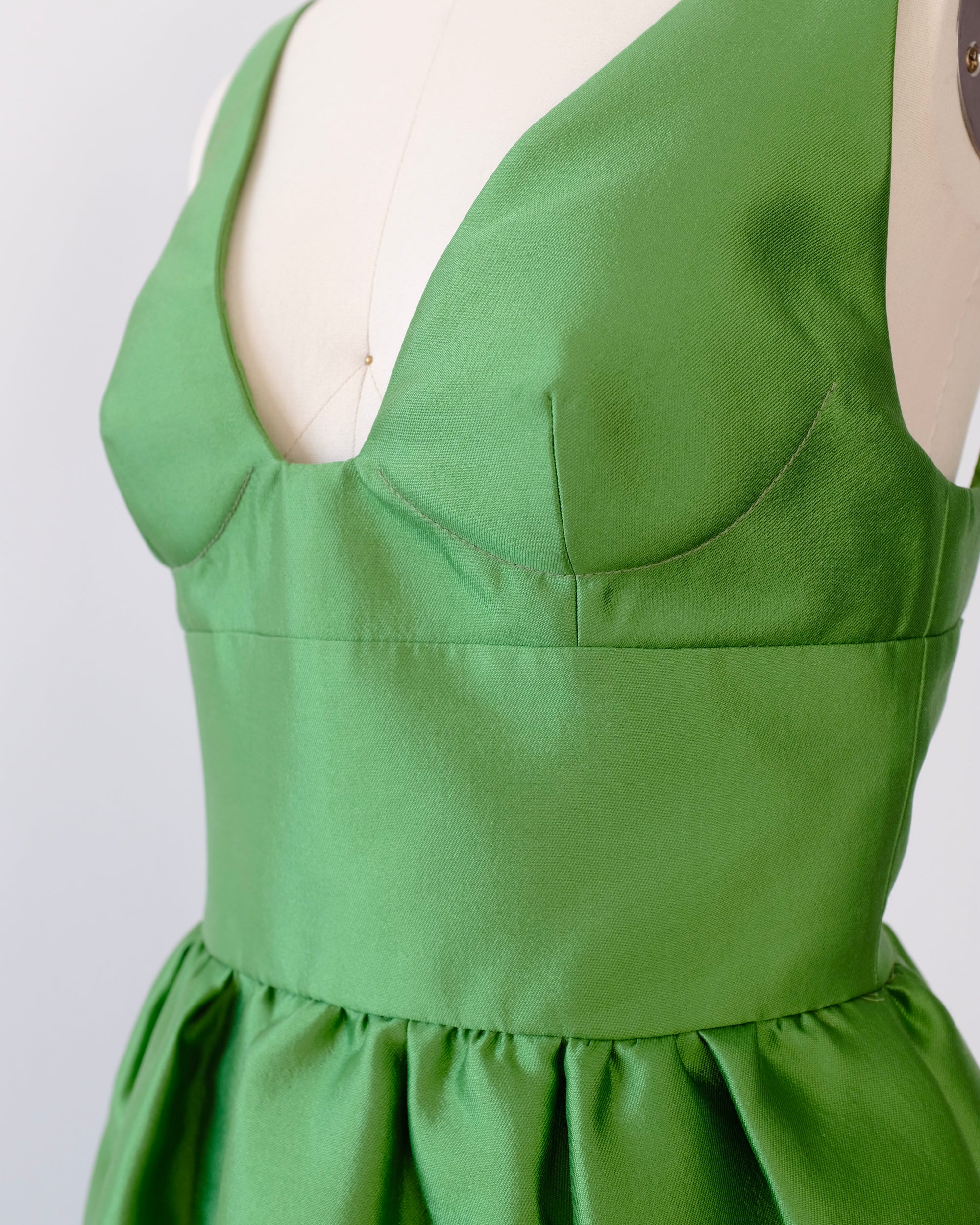Prada Resort 2022 Green Mini Dress (XS)