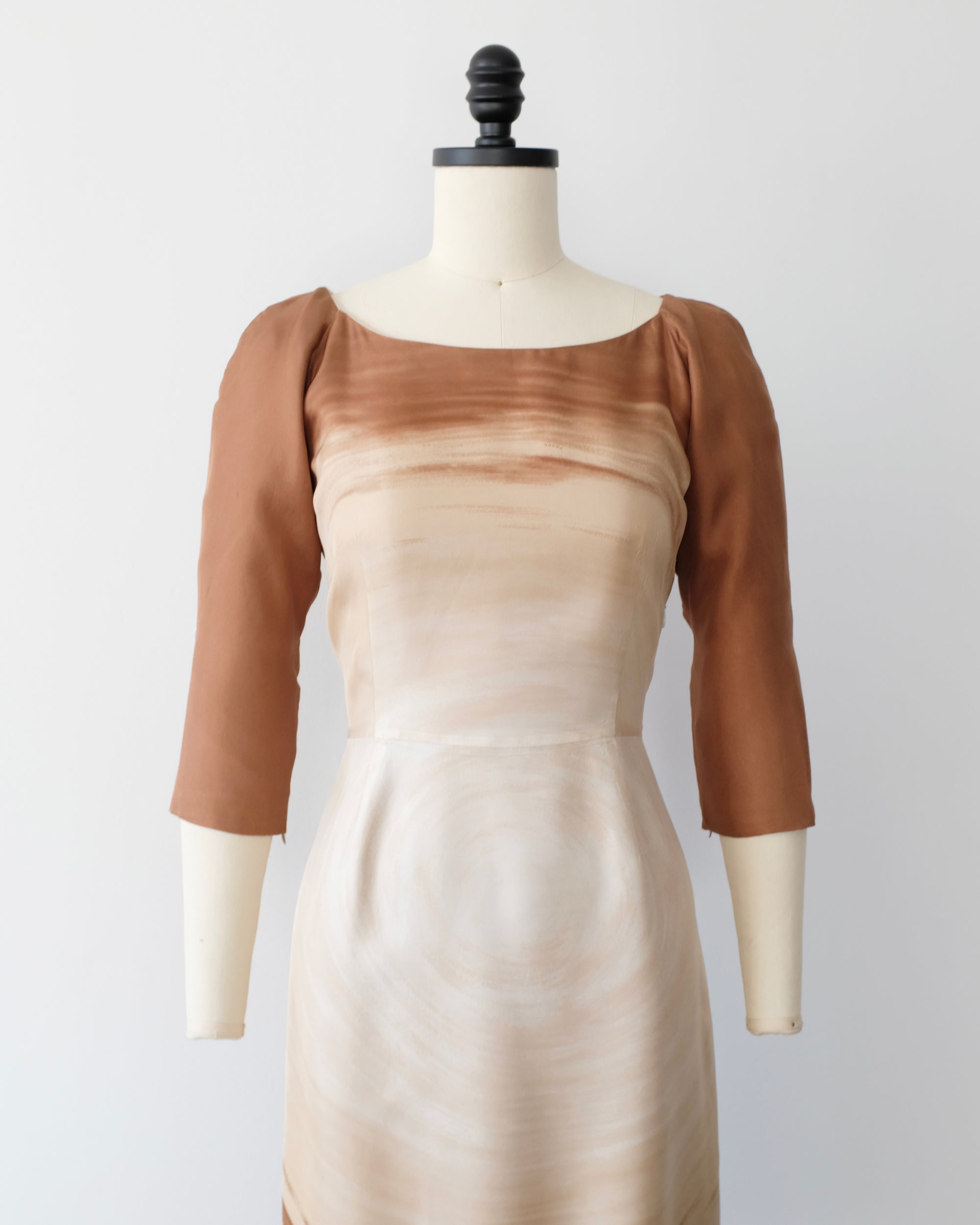 Prada FW2003 Swirl Midi Dress (S)