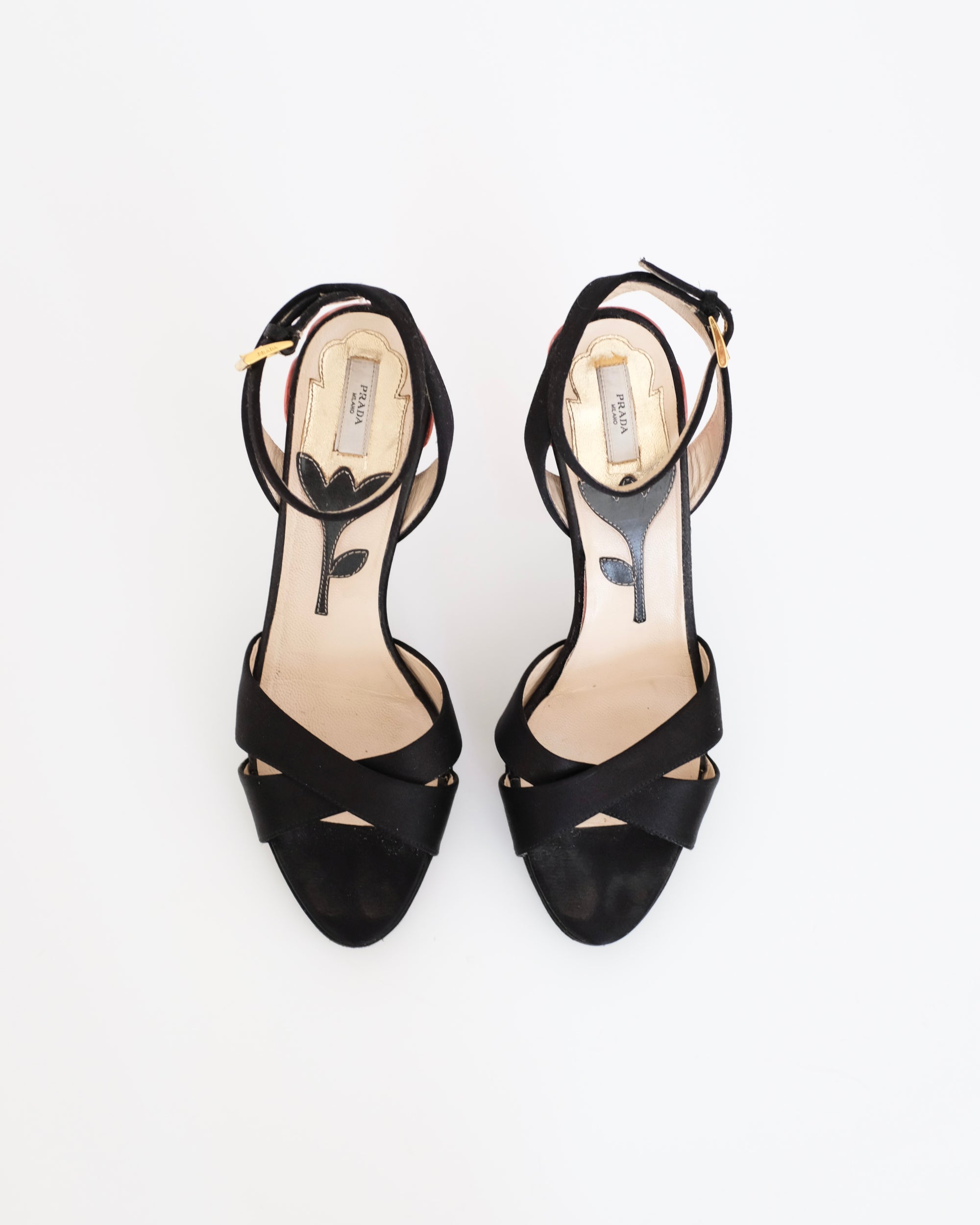 Prada SS2008 Flower Stem Sandals (39)