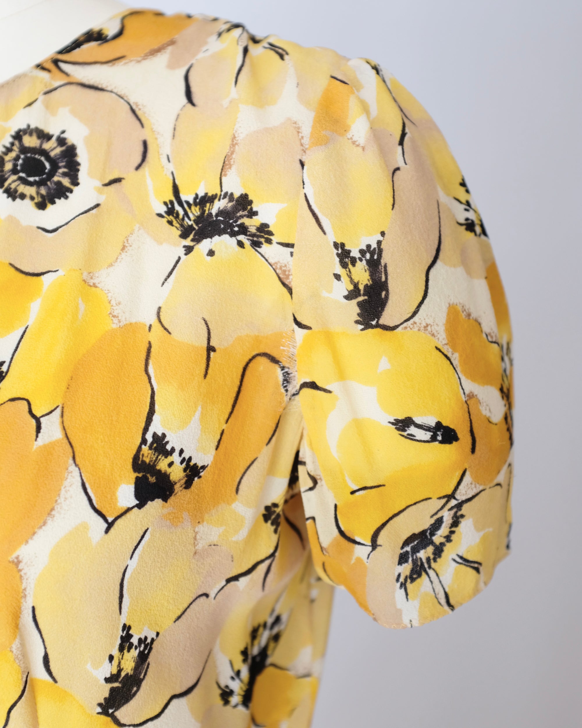 Prada FW2000 Yellow Poppy Dress (S)