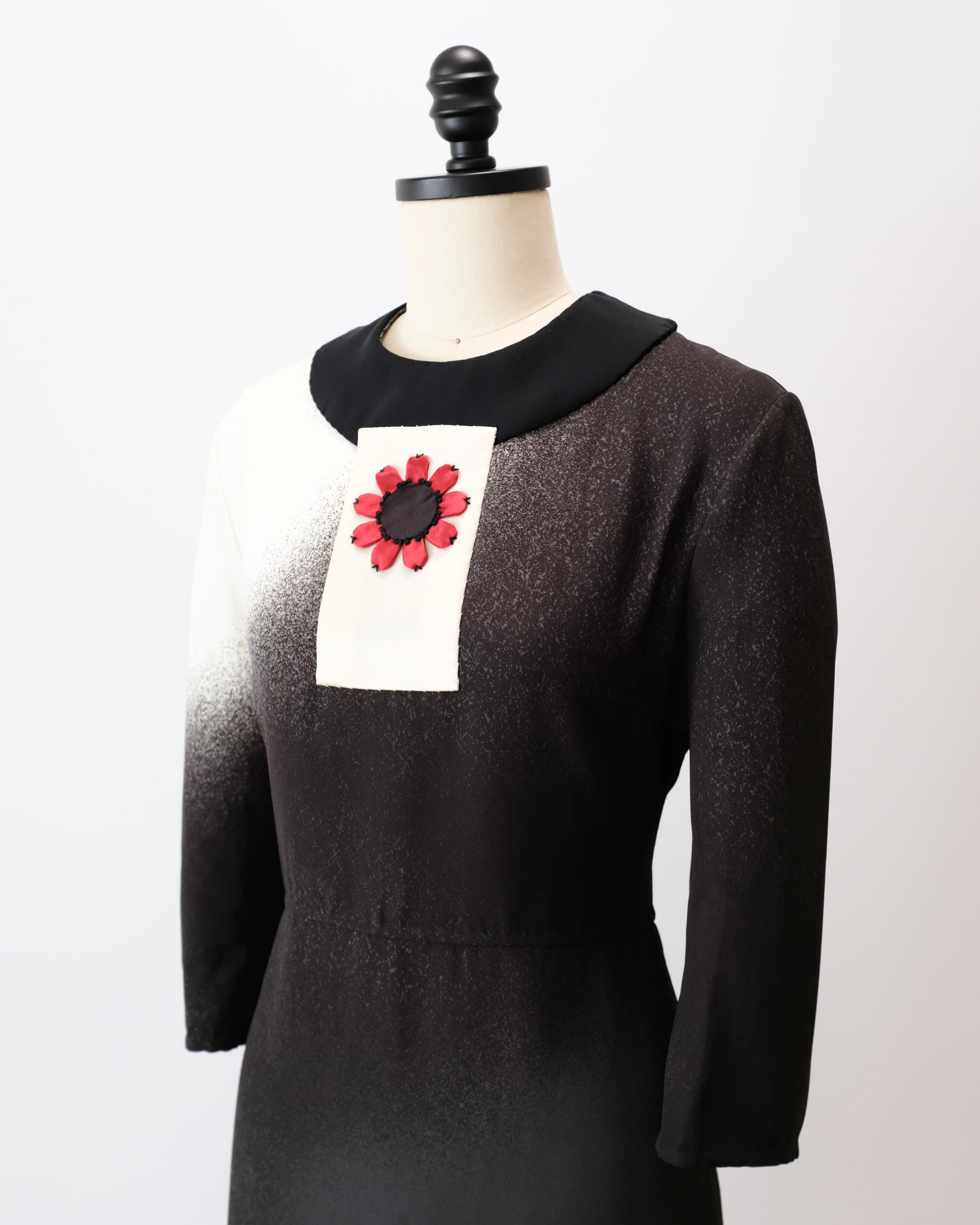 Prada SS2013 Flower Appliqué Gradient Dress (M)