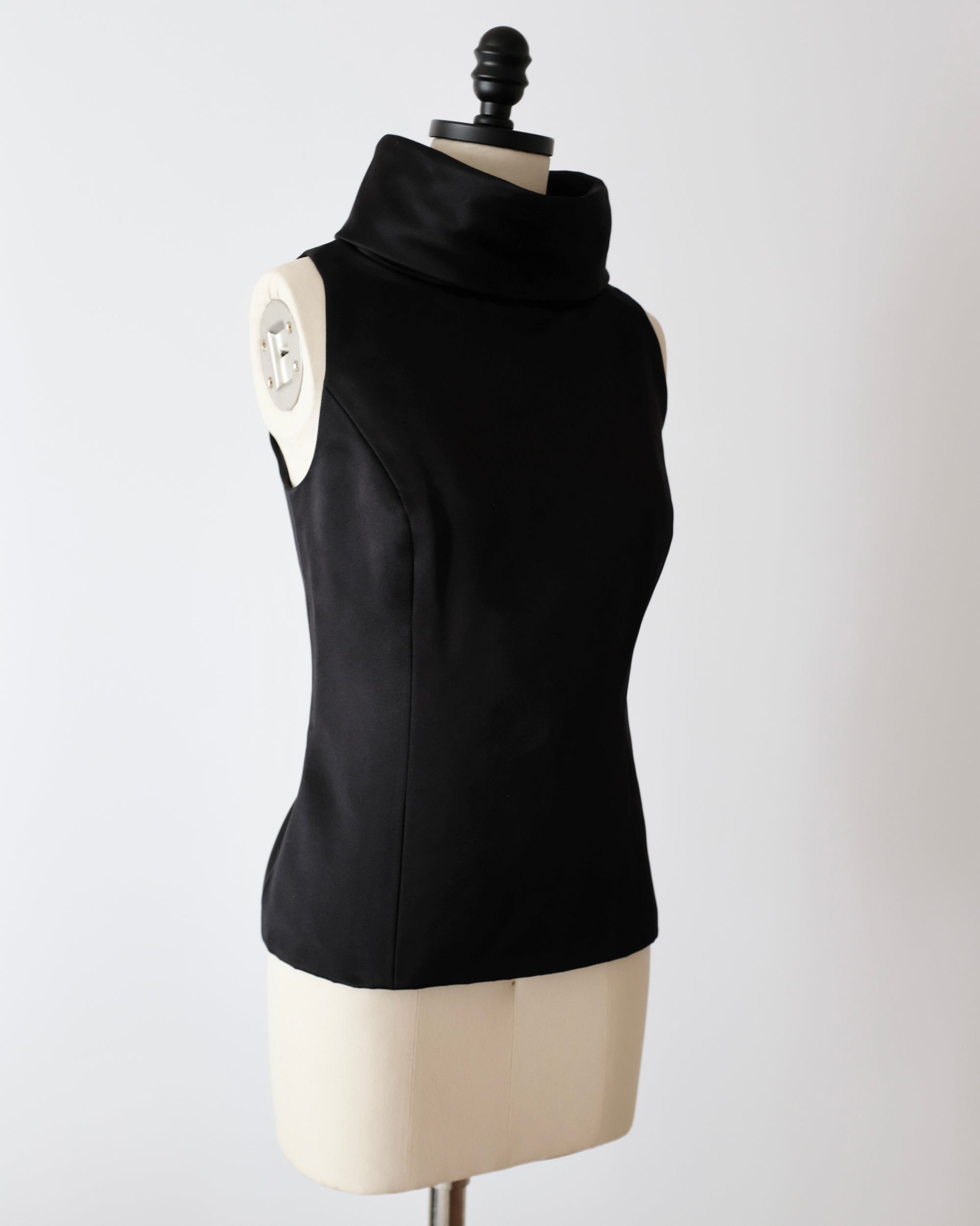 Ralph Lauren Collection Silk High Neck Top (M)