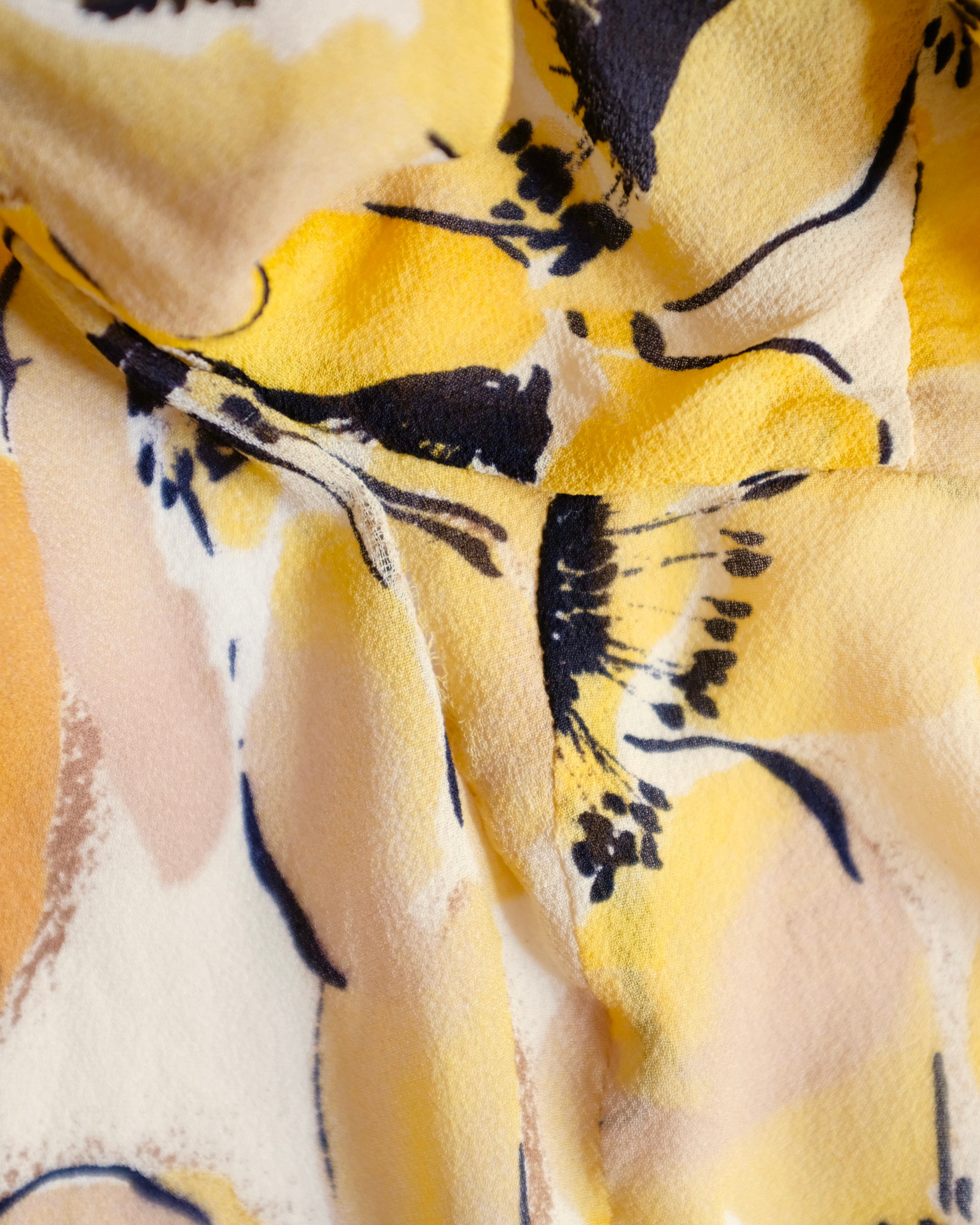 Prada FW2000 Yellow Poppy Dress (S)