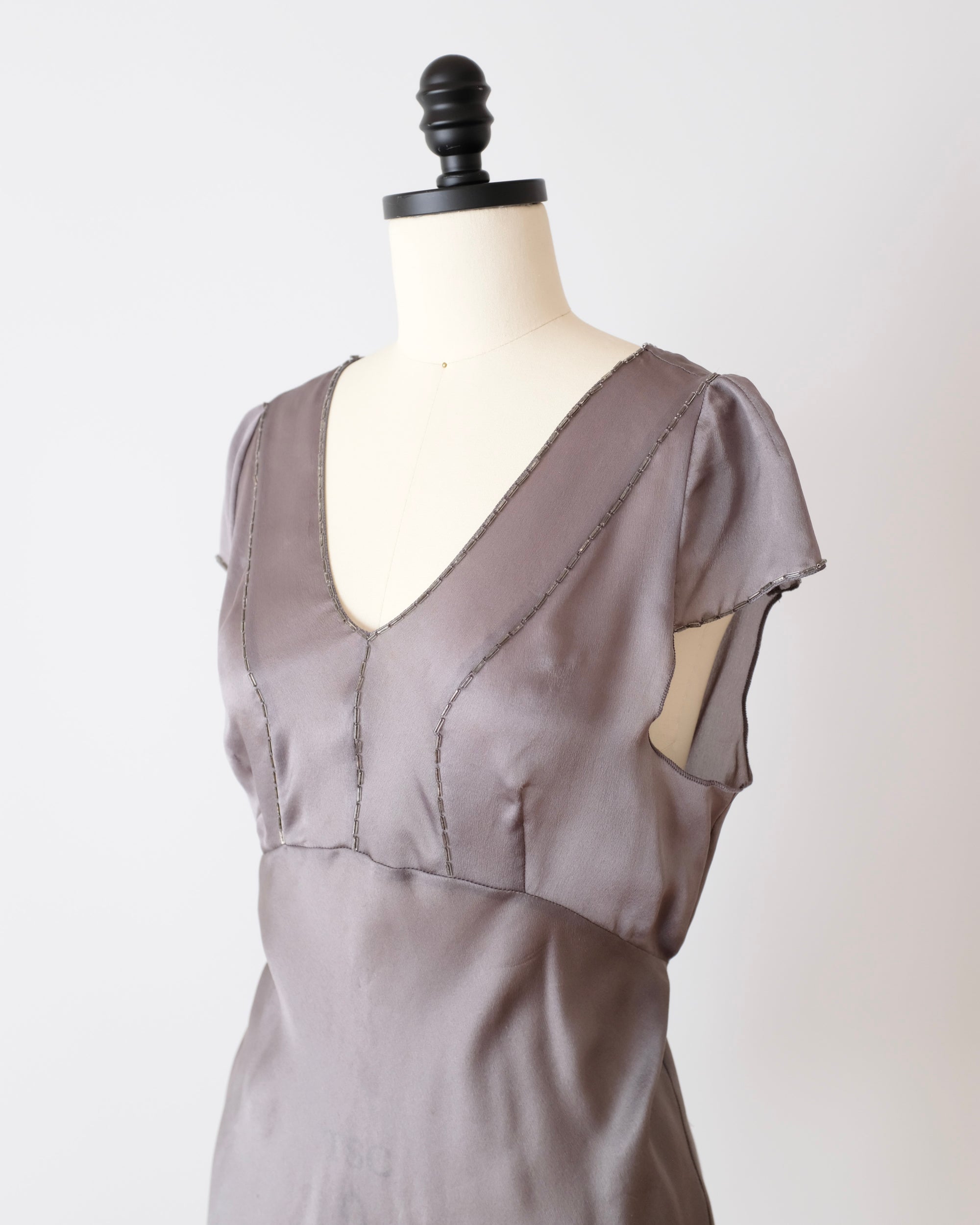 Prada FW1997 Silk Beaded Top (M)