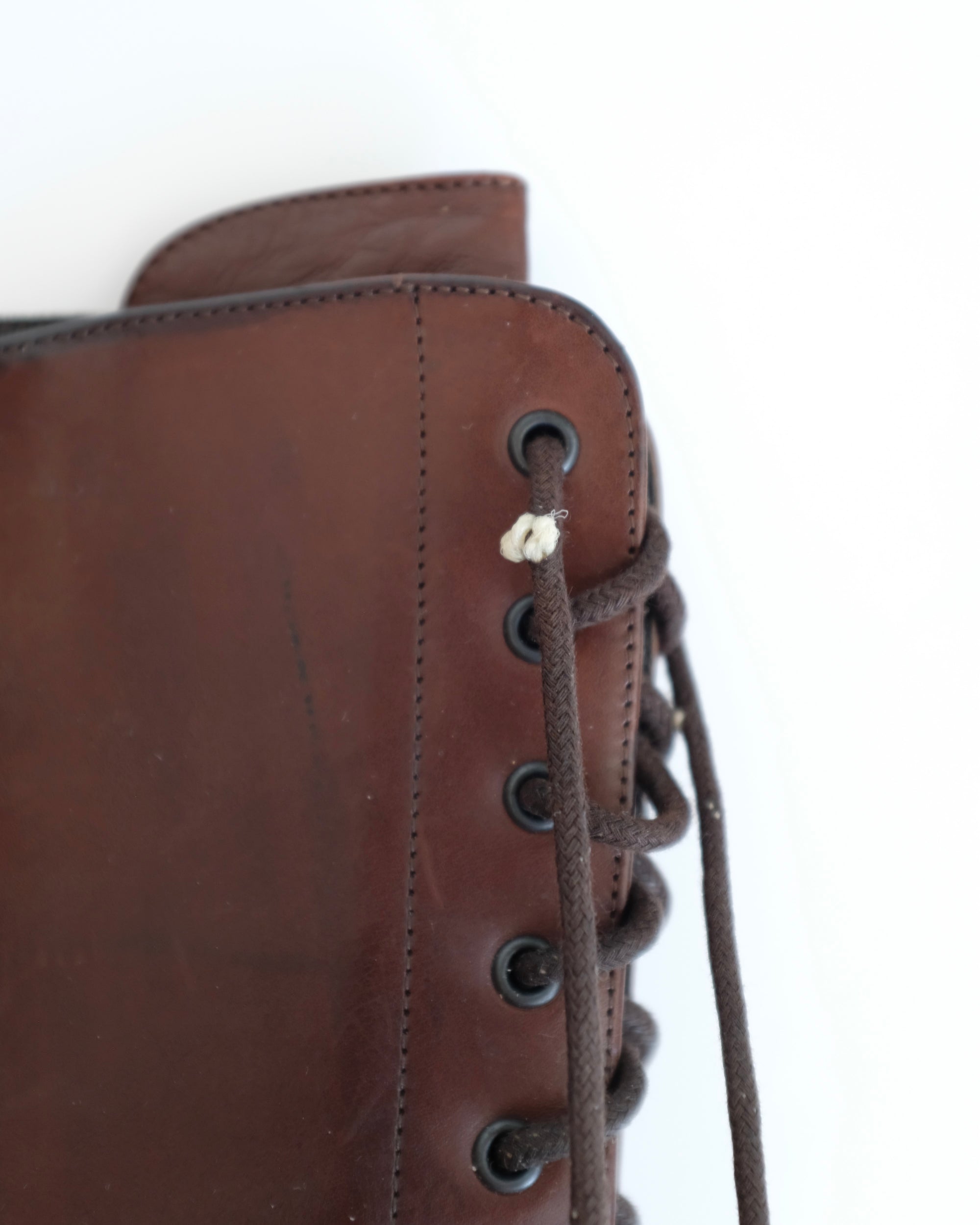 Prada FW2001 Brown Victorian Boots (37.5)