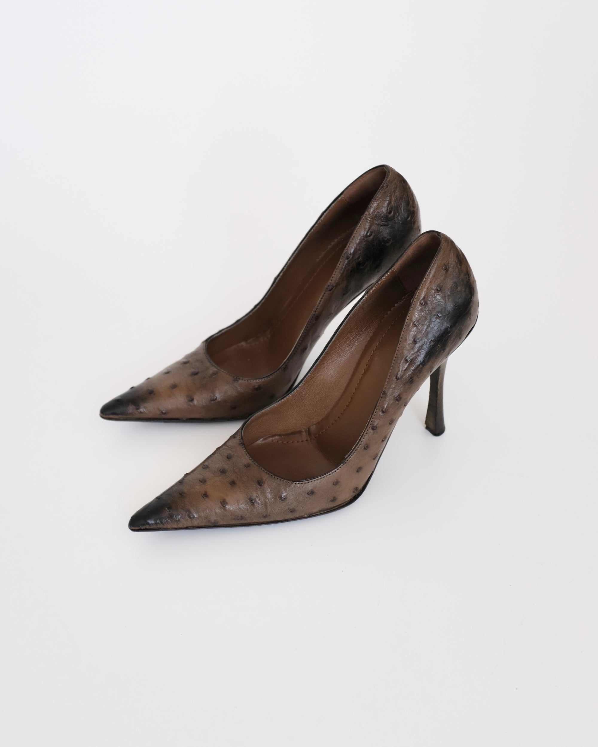 Gucci by Tom Ford Ostrich Heels (38)