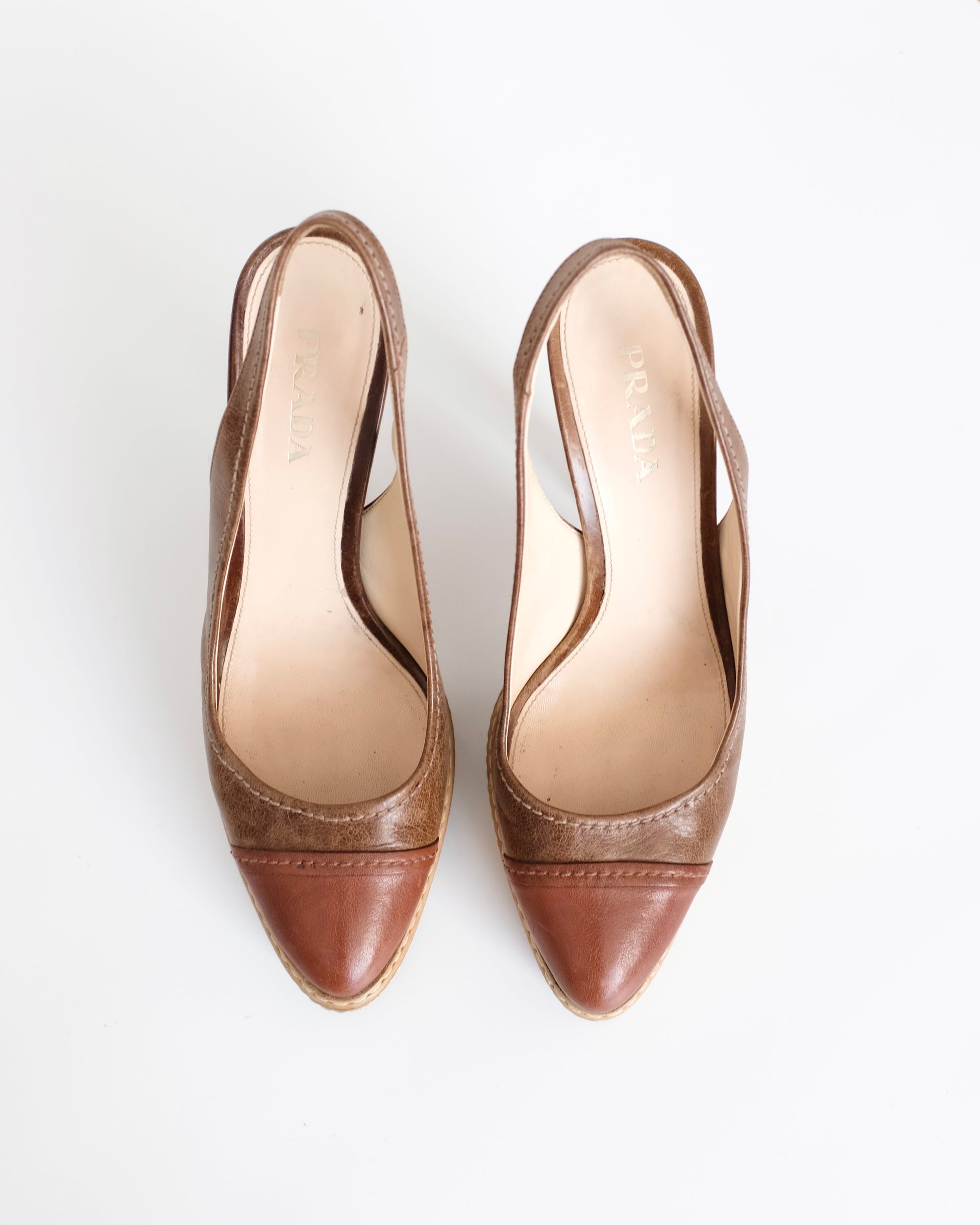 Prada SS2009 Cap Toe Platform Heels (40)