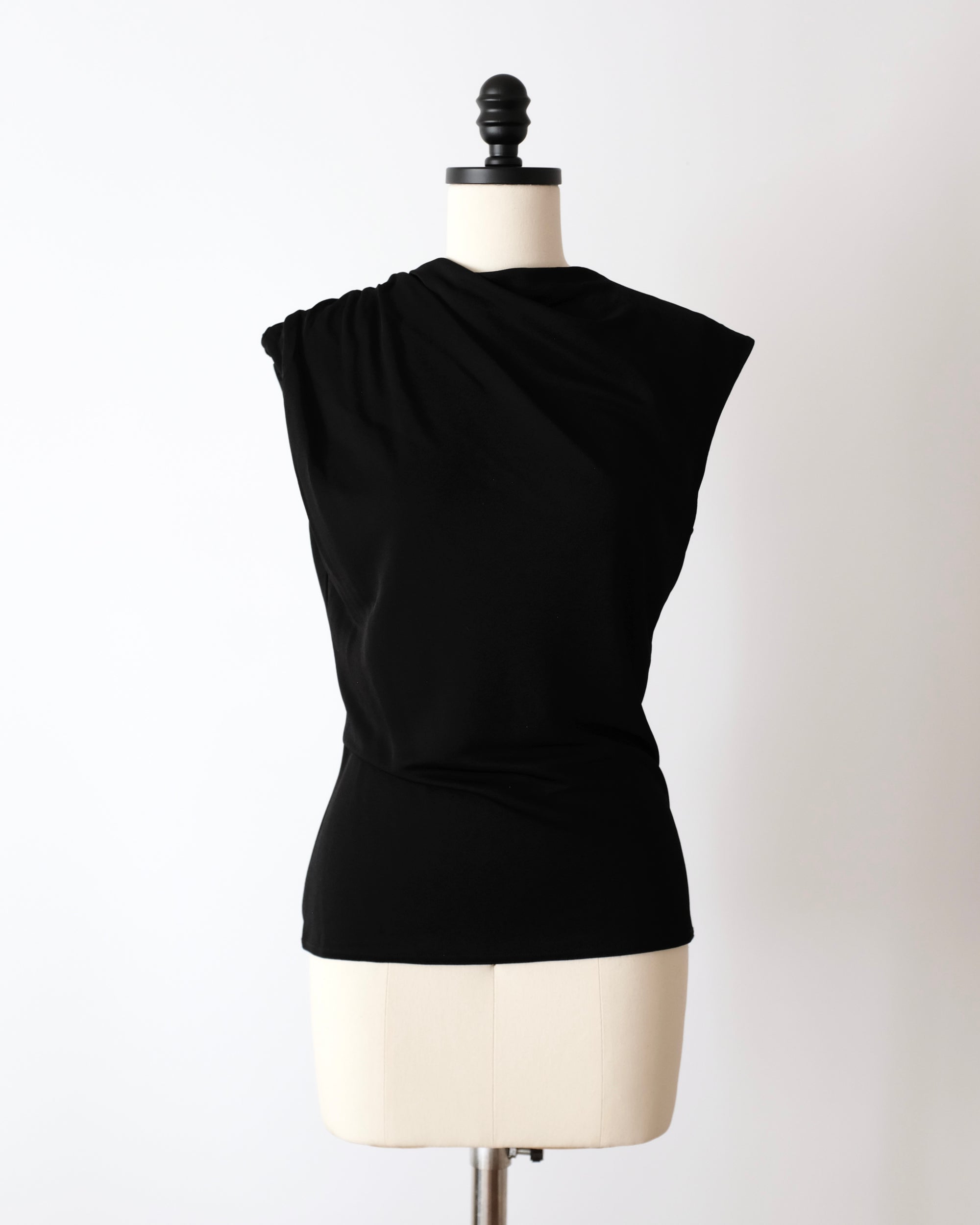 Celine 1990s Zipper Detail Sleeveless Top (M)