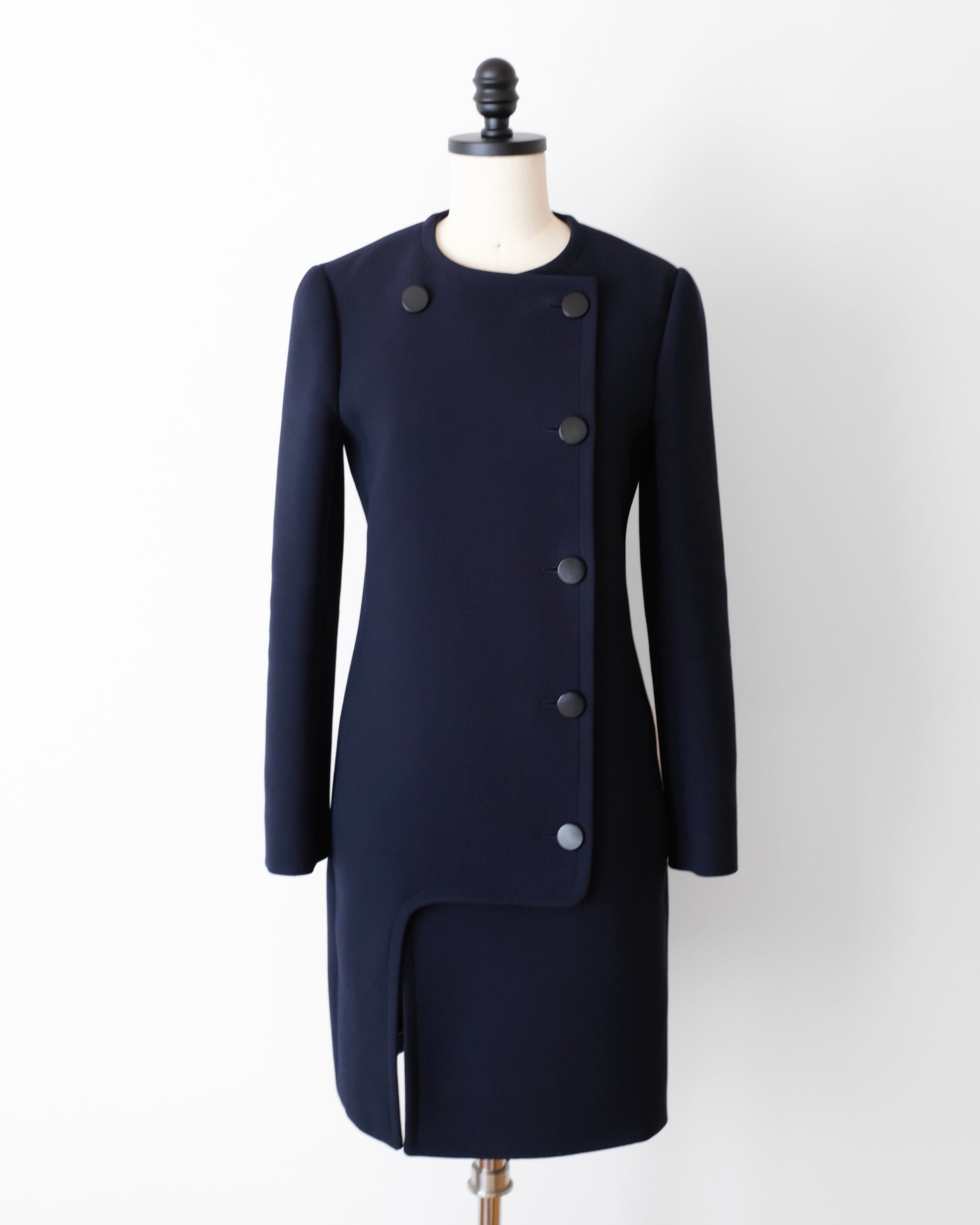 Celine by Phoebe Philo FW2010 Mod Button Coat (XS)